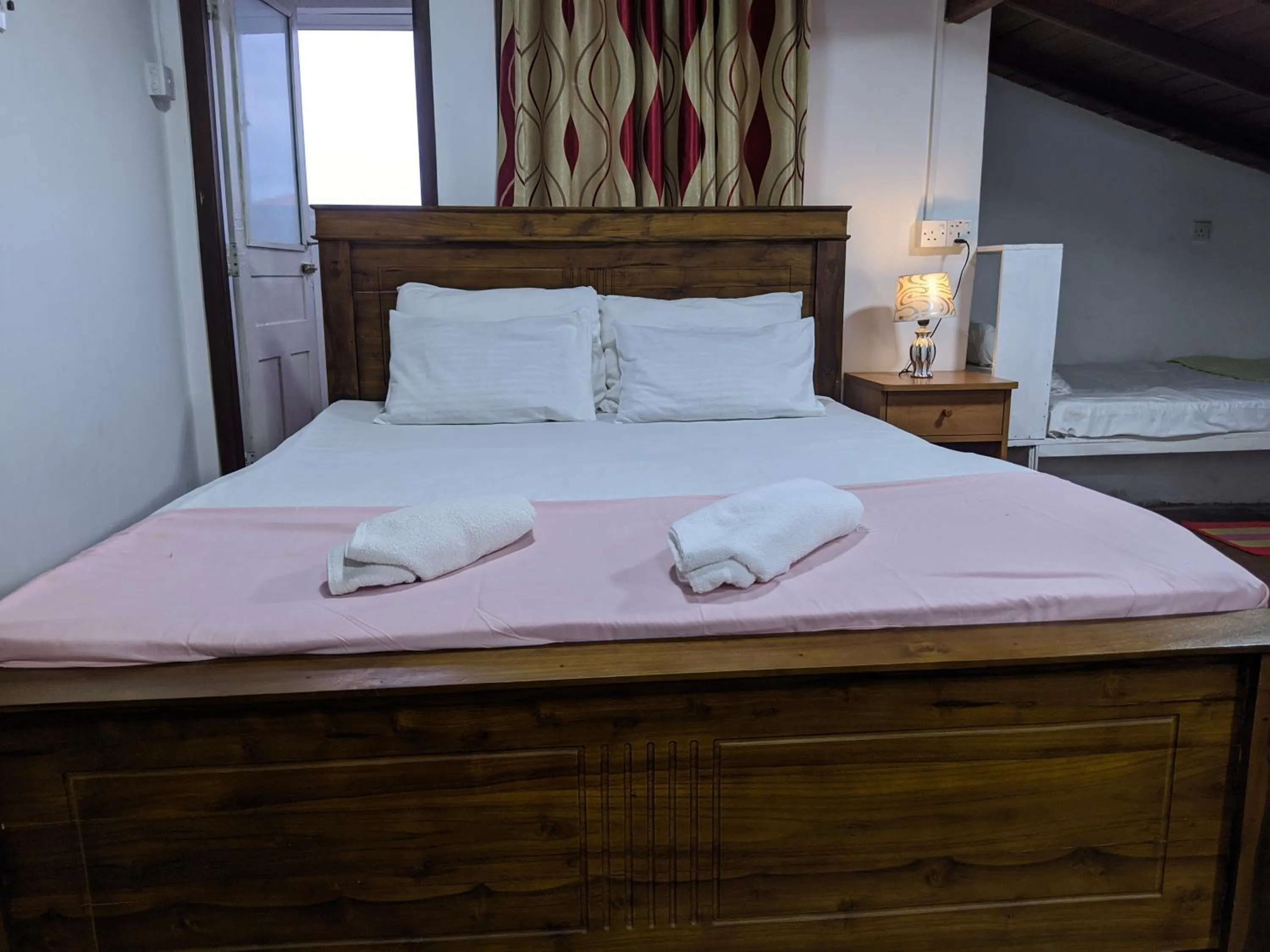 Bed in Lighthouse Guest