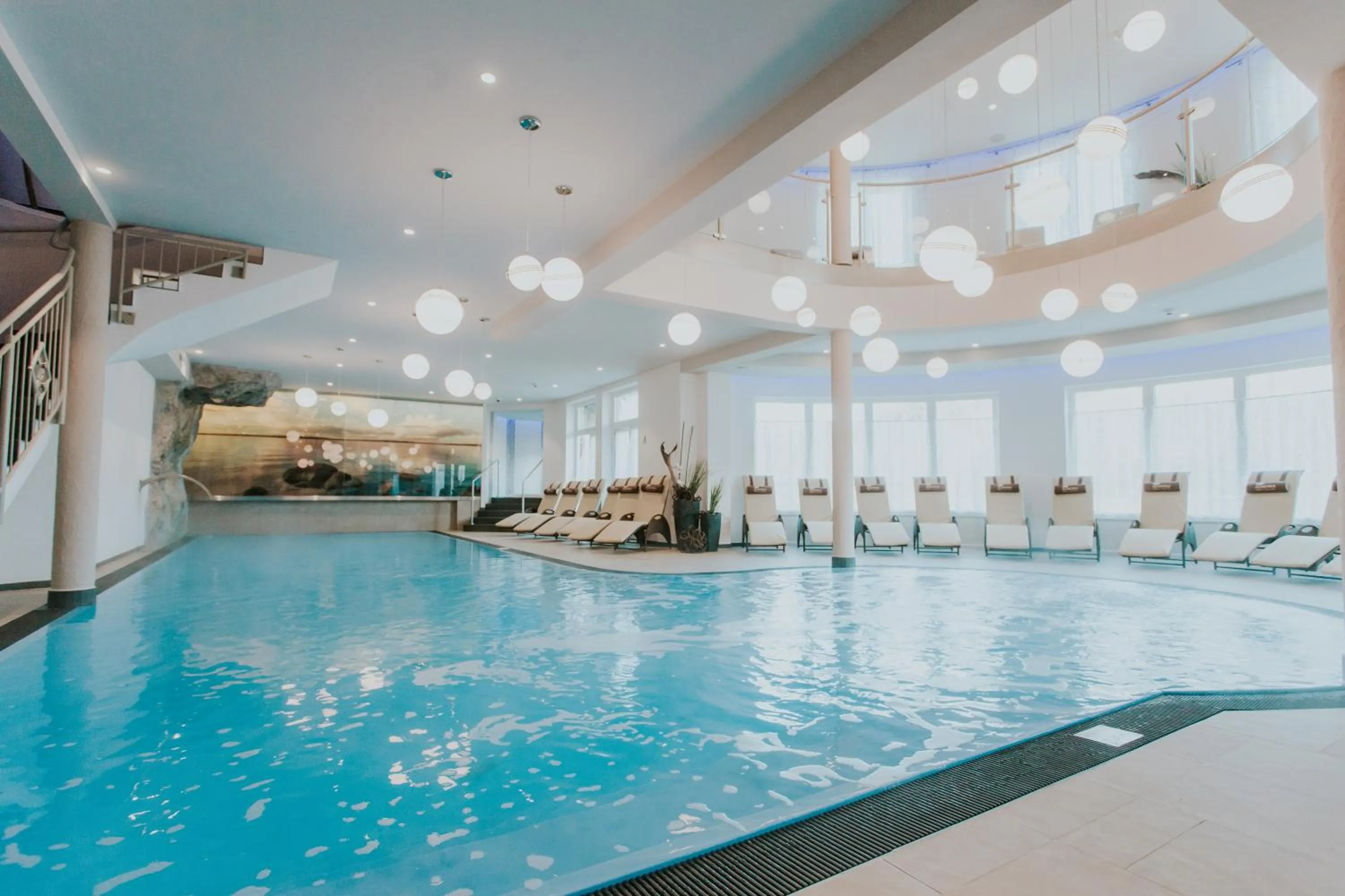 Swimming pool in Wellnesshotel Aumühle