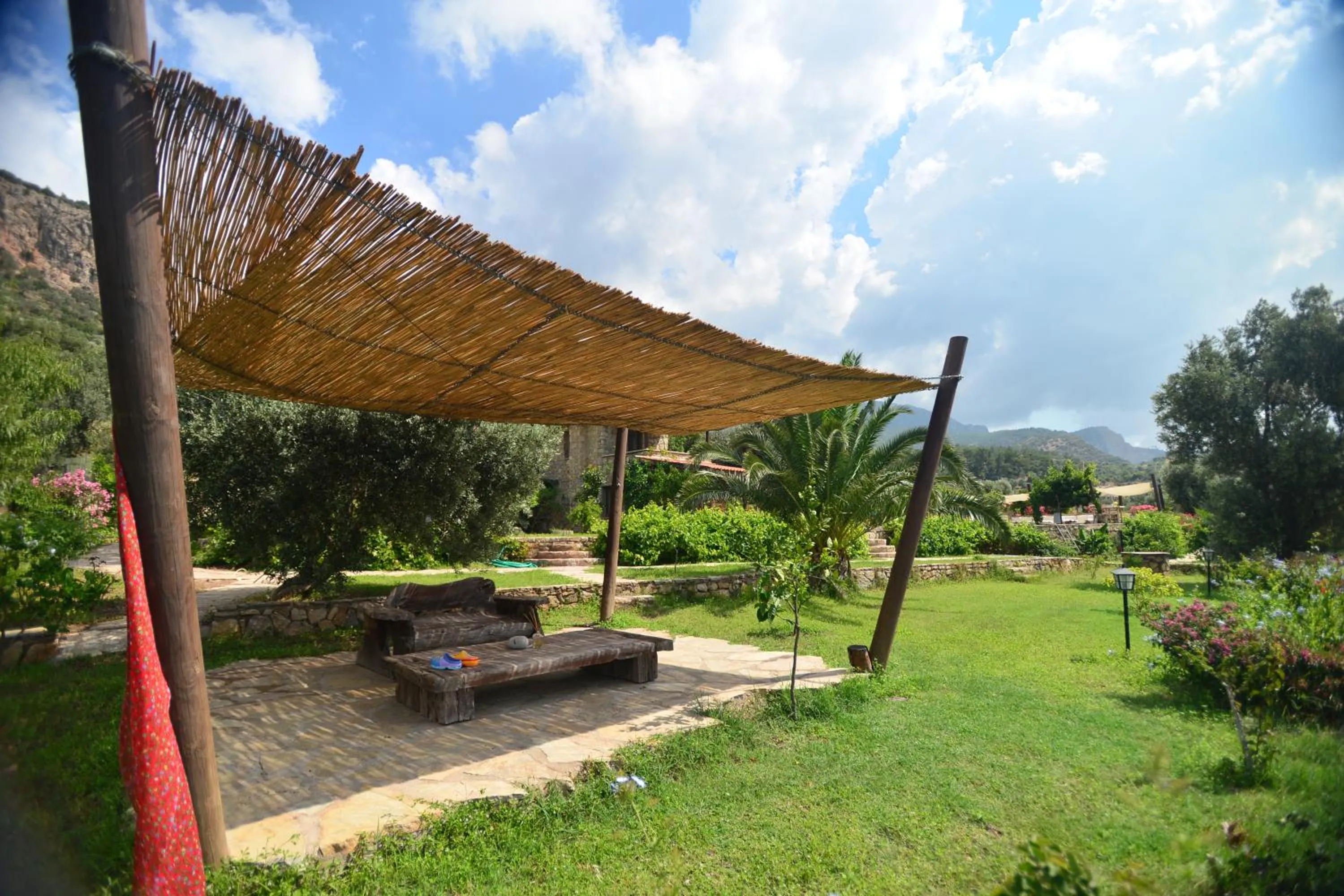 Patio in Zephyros Hotel