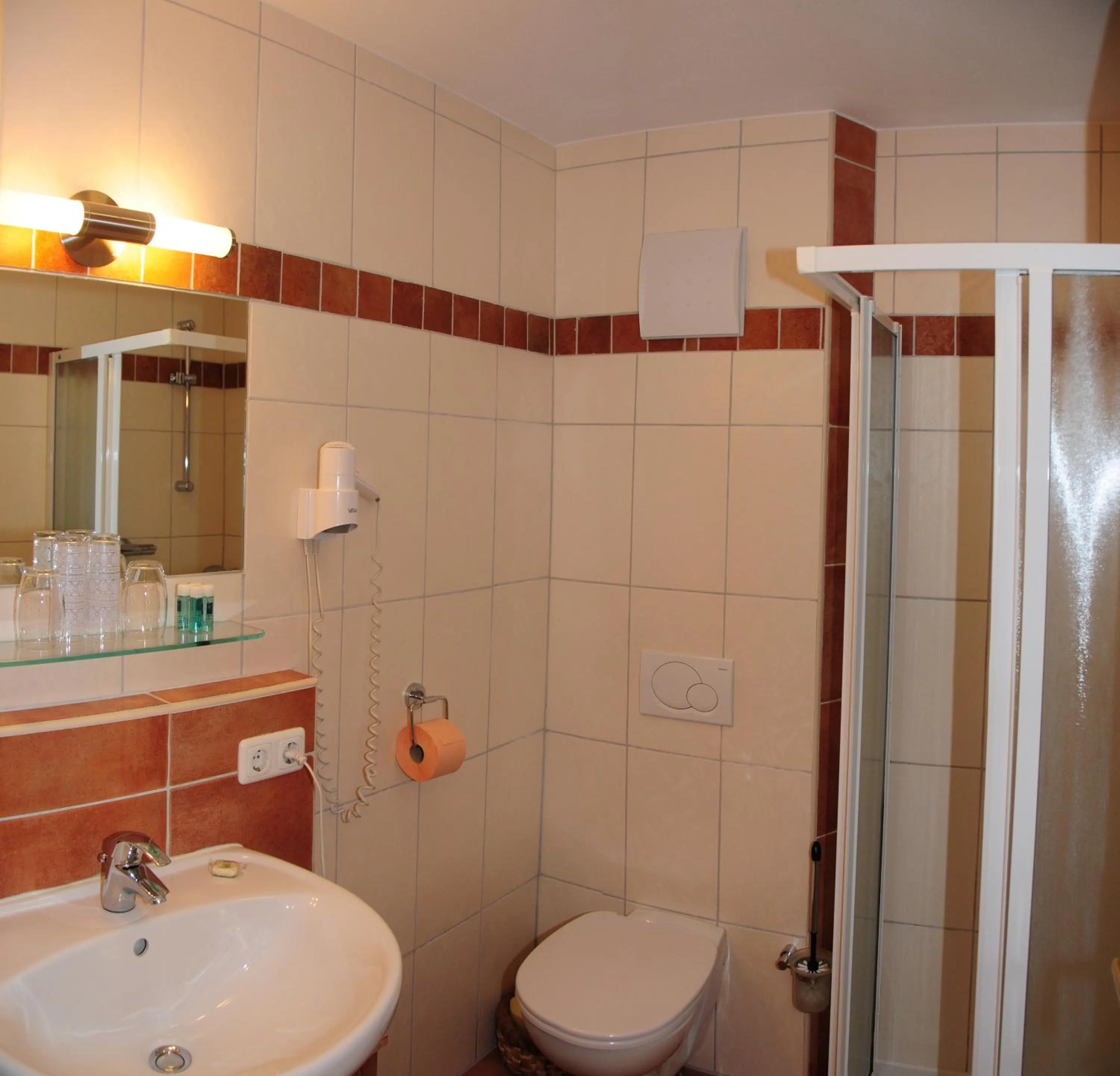 Shower in Ferienhof Margarethengut