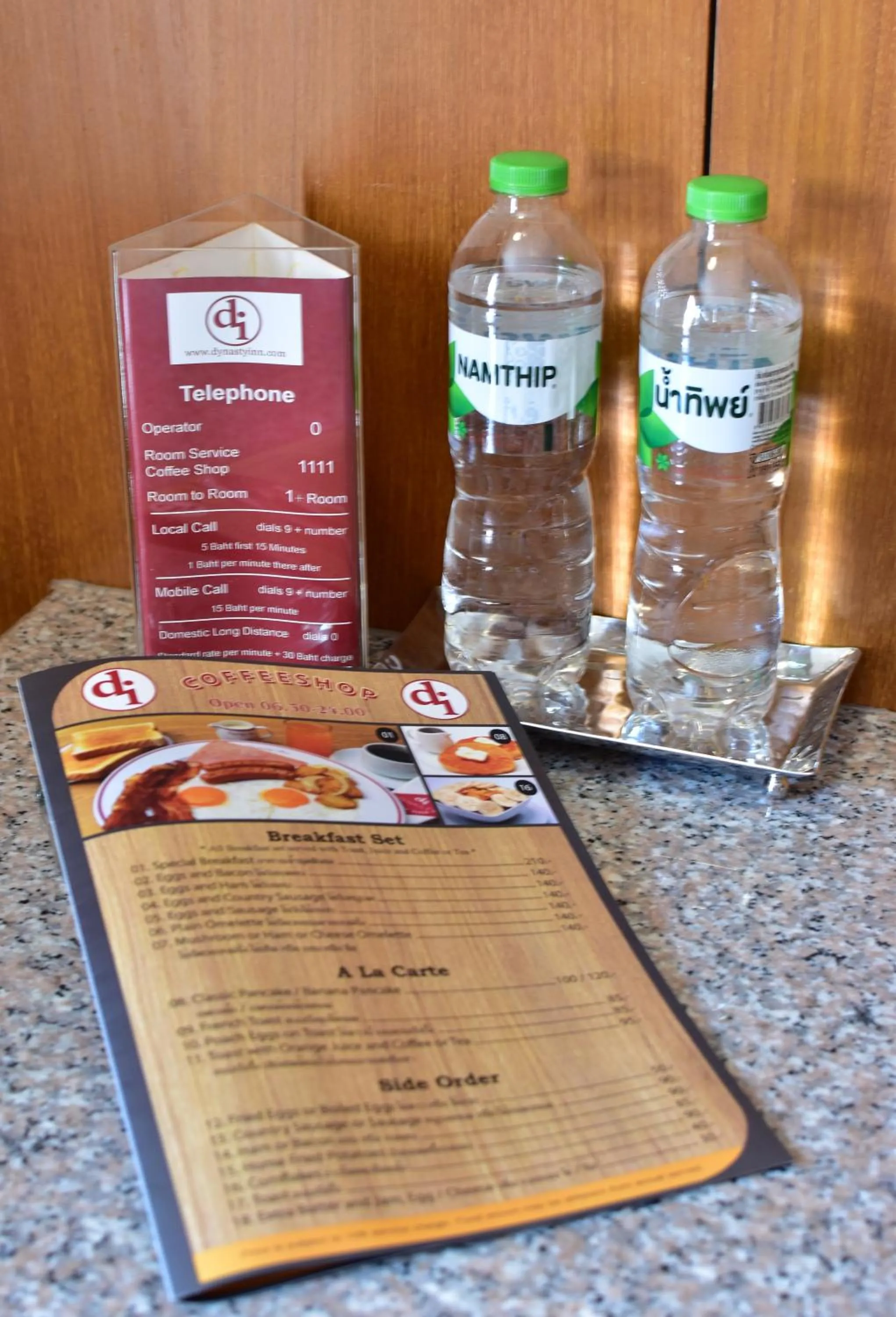 Food and drinks in Dynasty Inn Pattaya