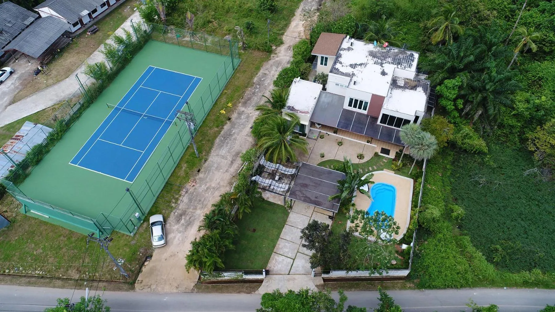 Bird's eye view in Villa Kanwara