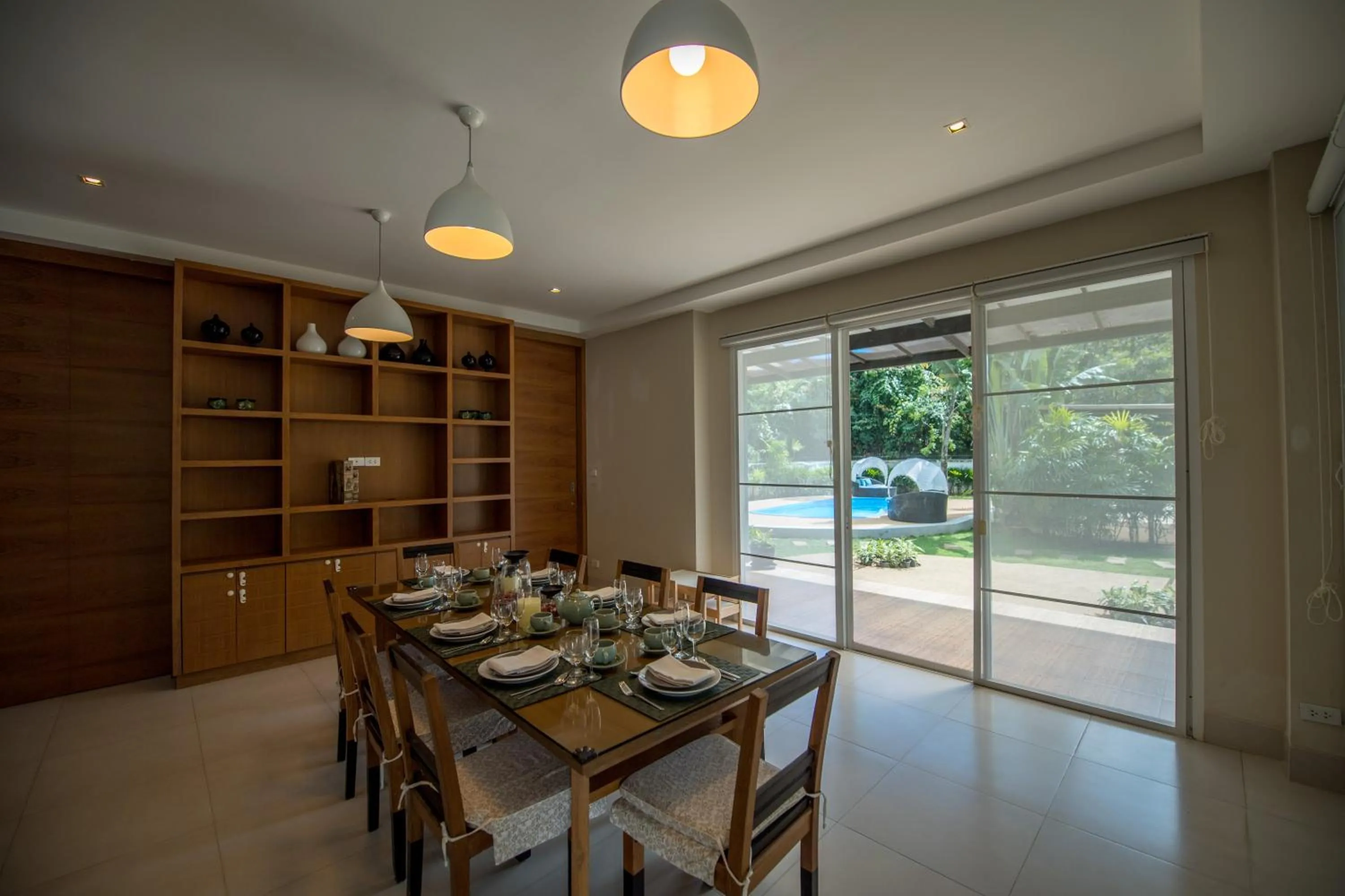 Dining area in Villa Kanwara