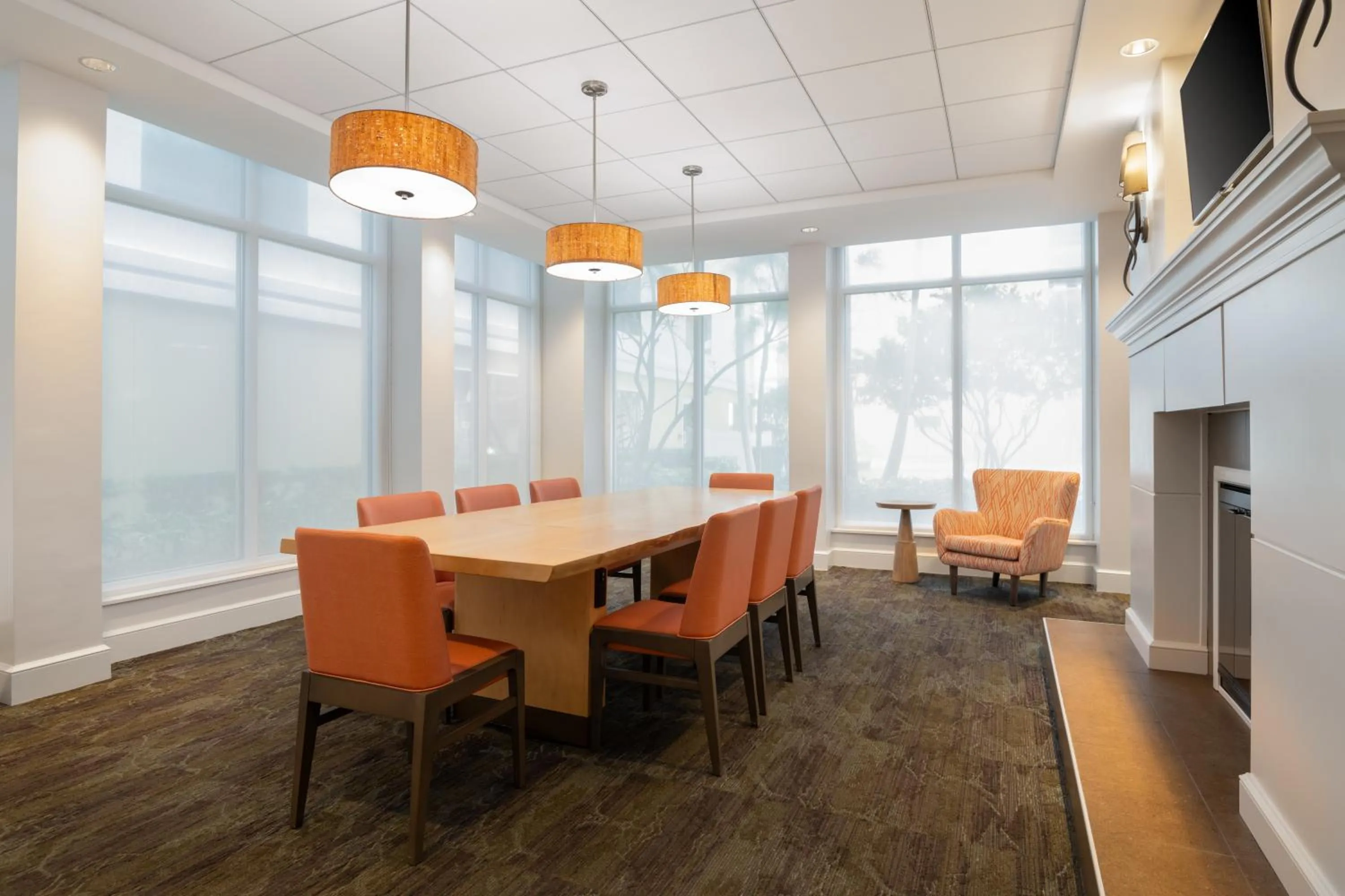 Lobby or reception in Hilton Garden Inn Daytona Beach Oceanfront