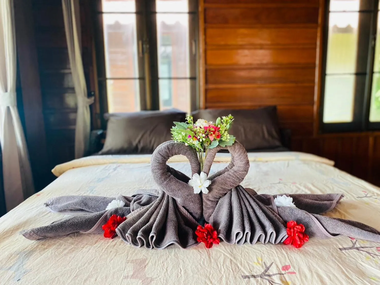 Bed in I-Lay House Koh Kood