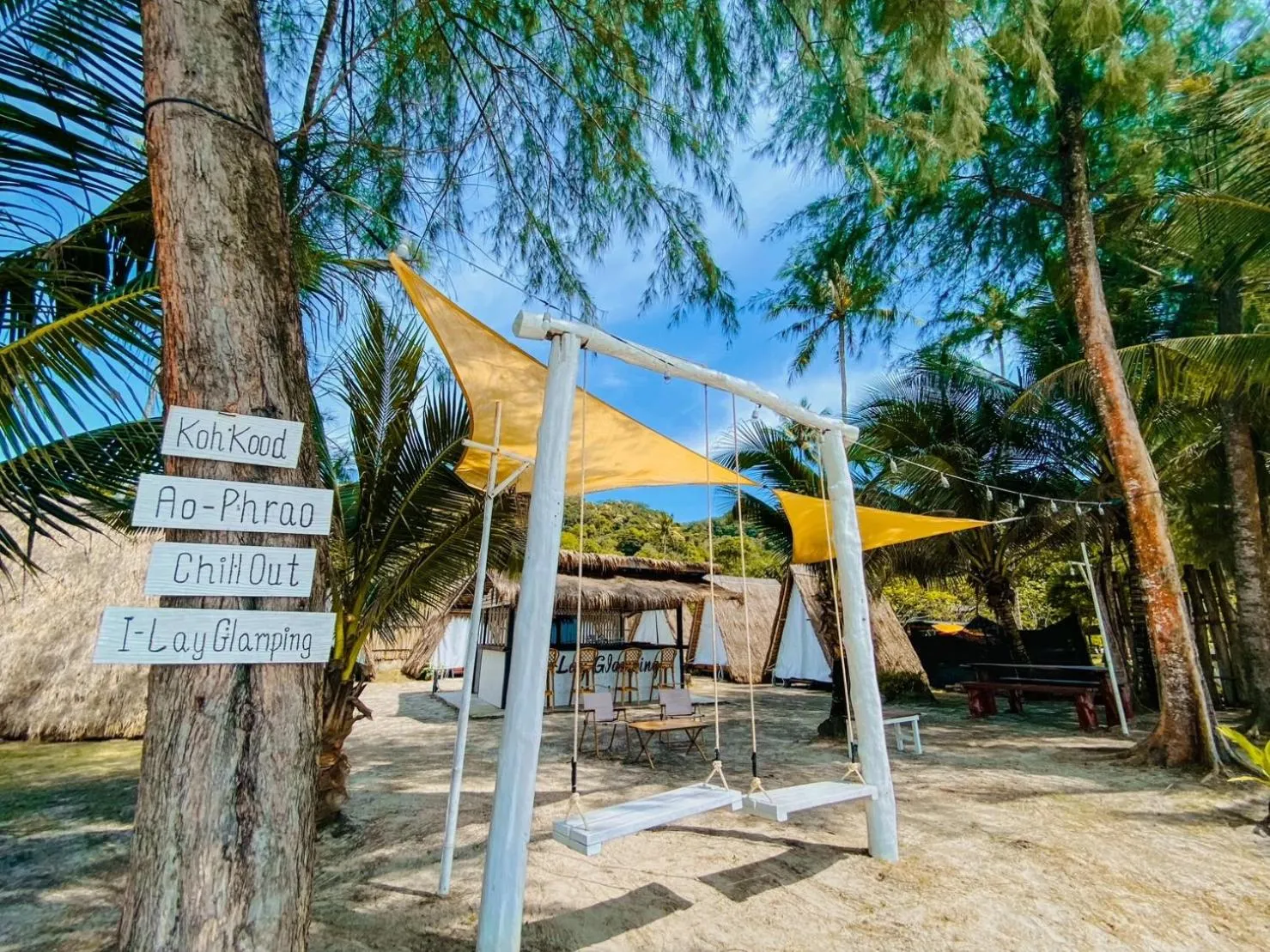 Dining area in I-Lay House Koh Kood