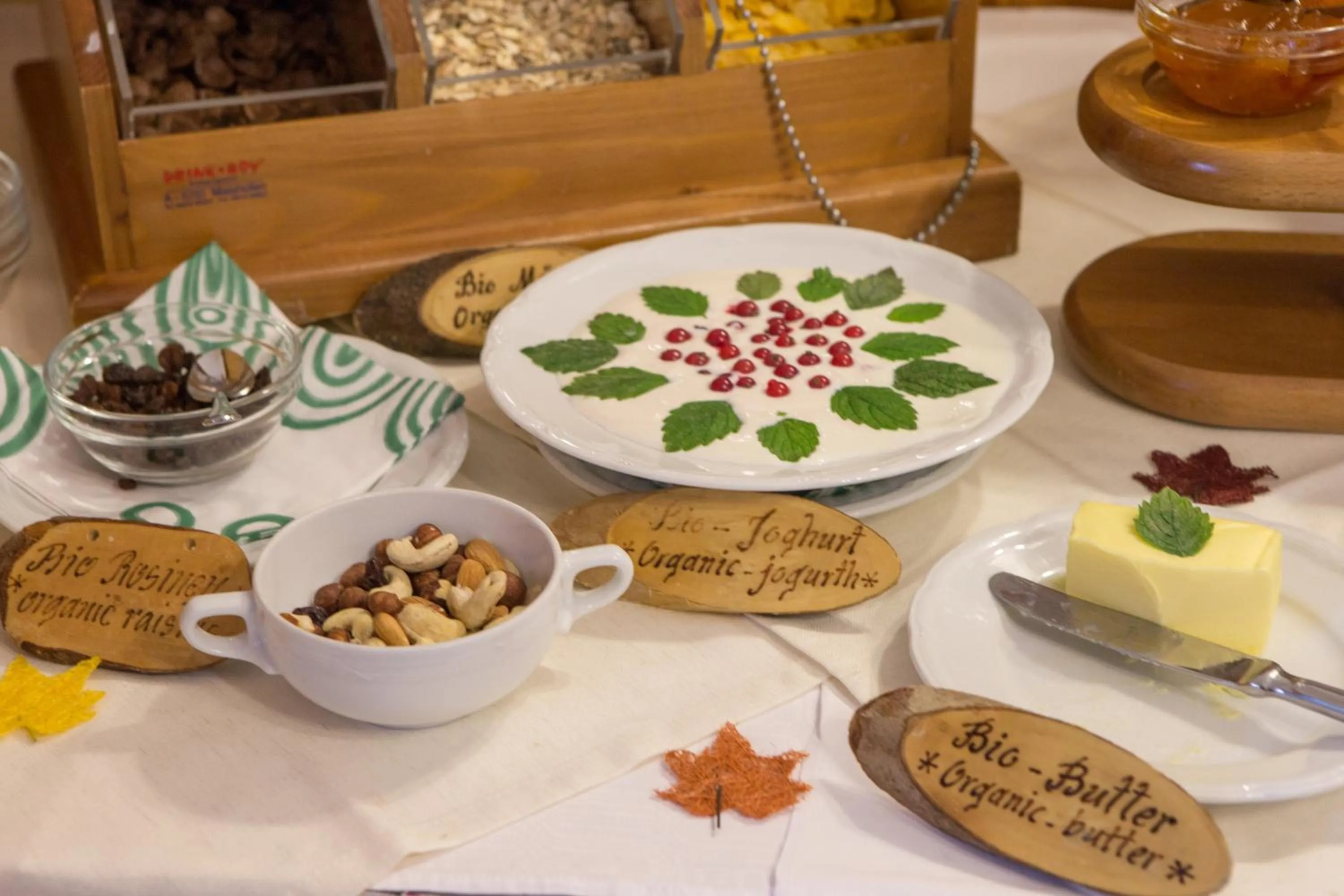 Buffet breakfast in Hotel Pension Hubertus
