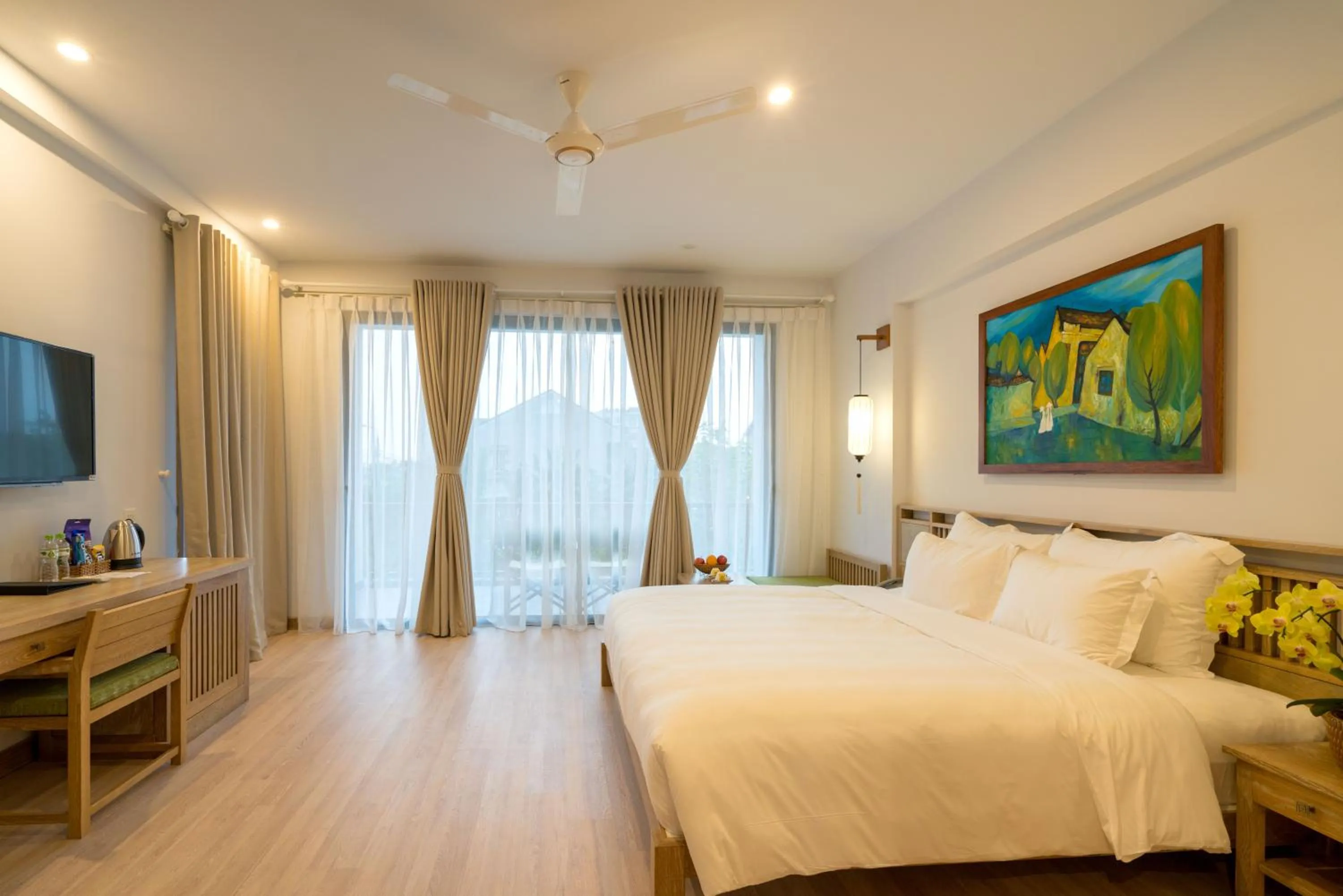 Photo of the whole room, Bed in ZEN Boutique Hoi An - Eco-Friendly Villa