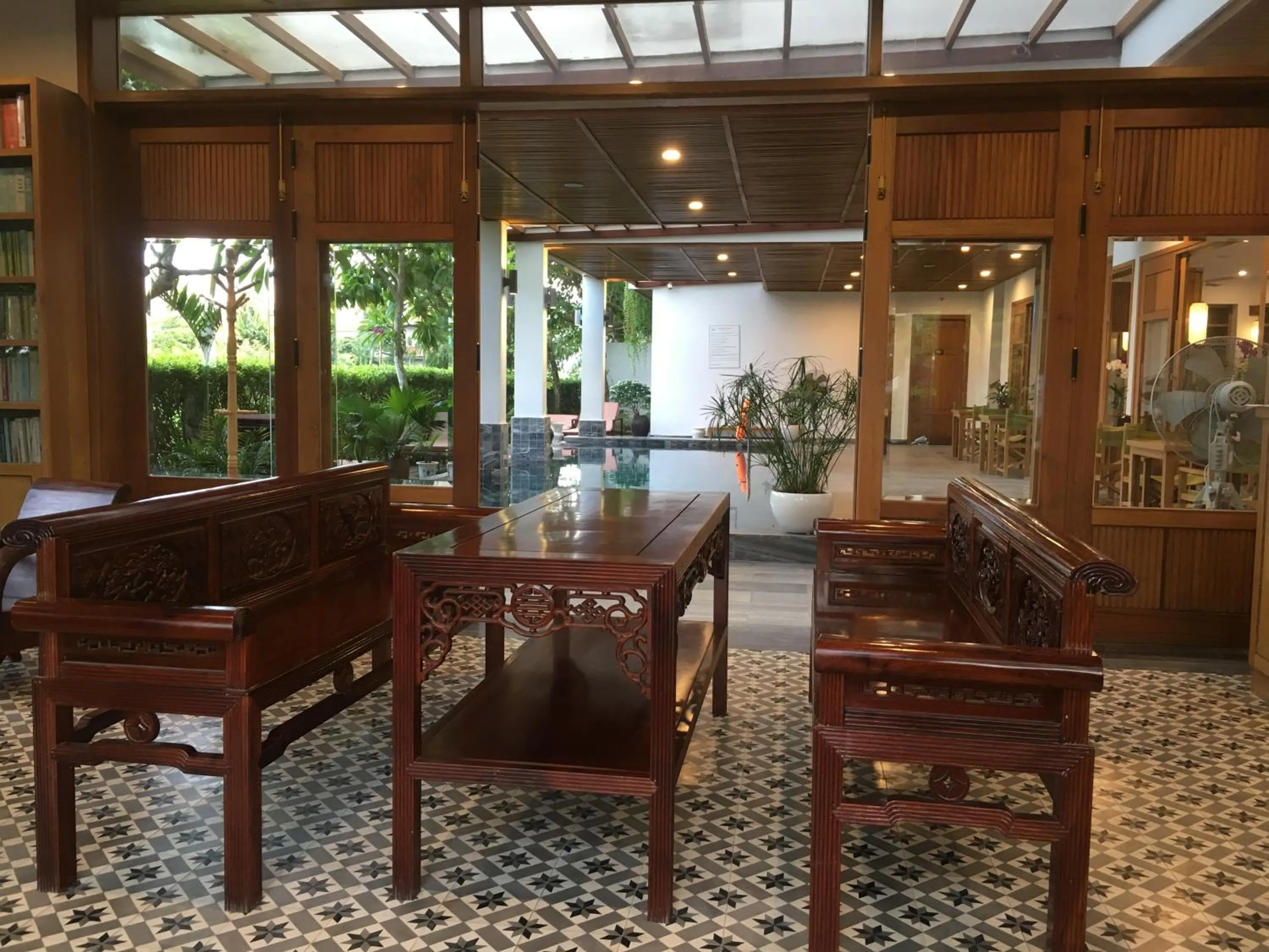 Library in ZEN Boutique Hoi An - Eco-Friendly Villa
