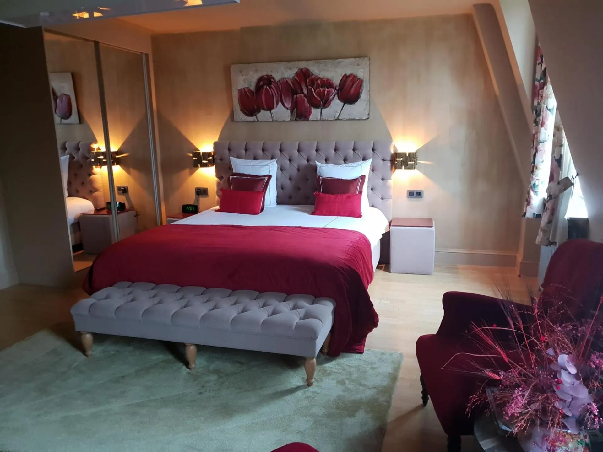 Bed in Notarishuis Beveren B&B