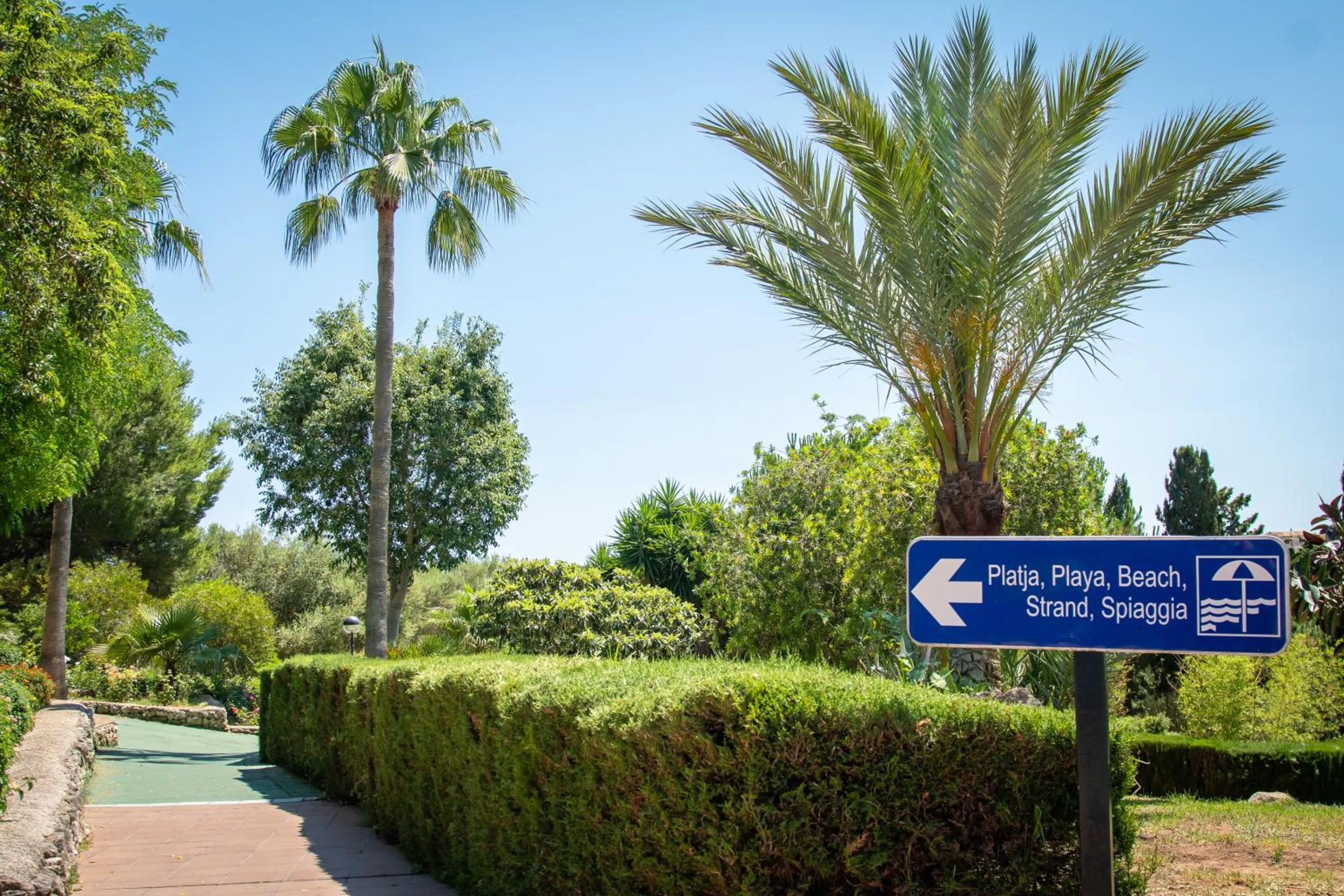 Beach in Hotel Club Cala Romani