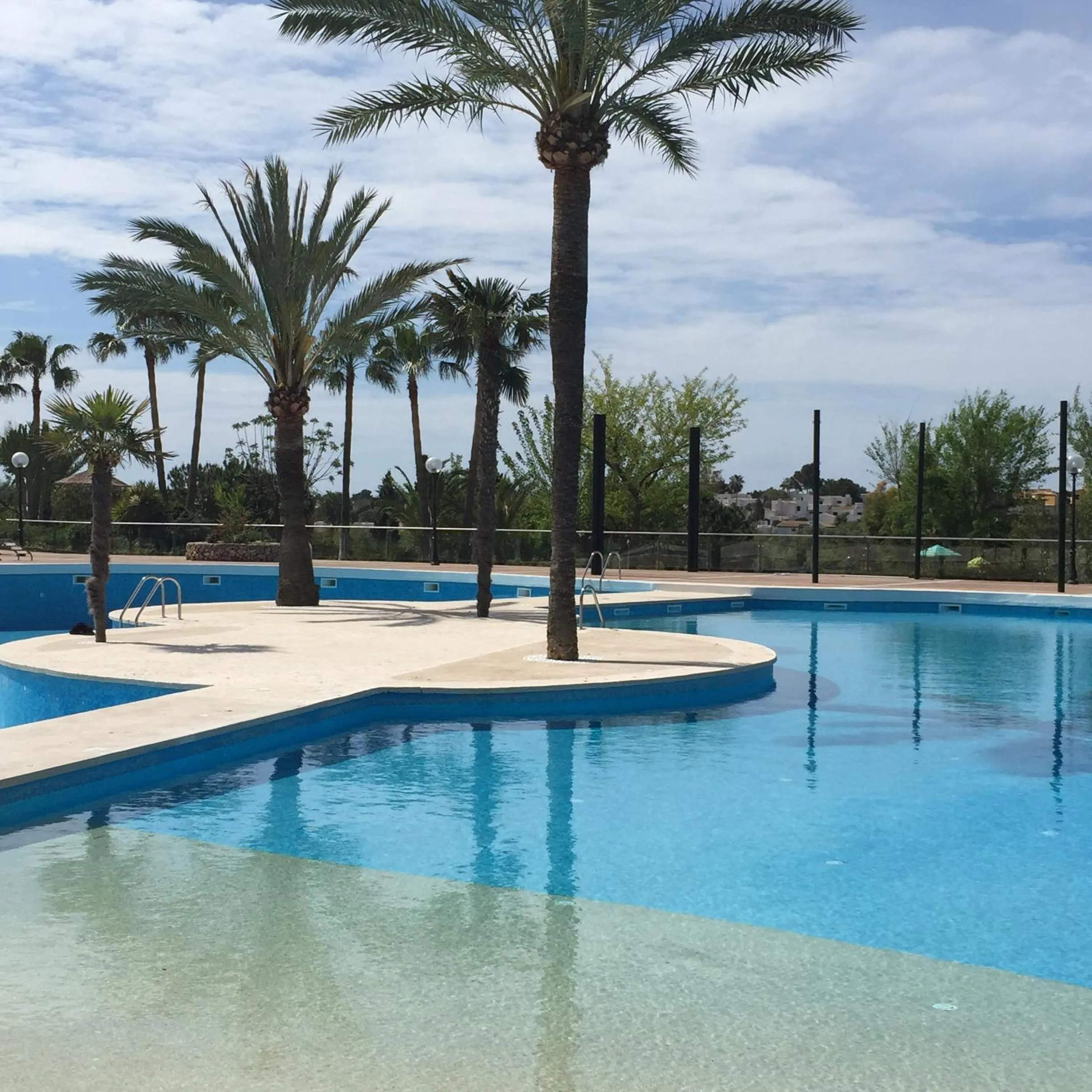 Pool view in Hotel Club Cala Romani