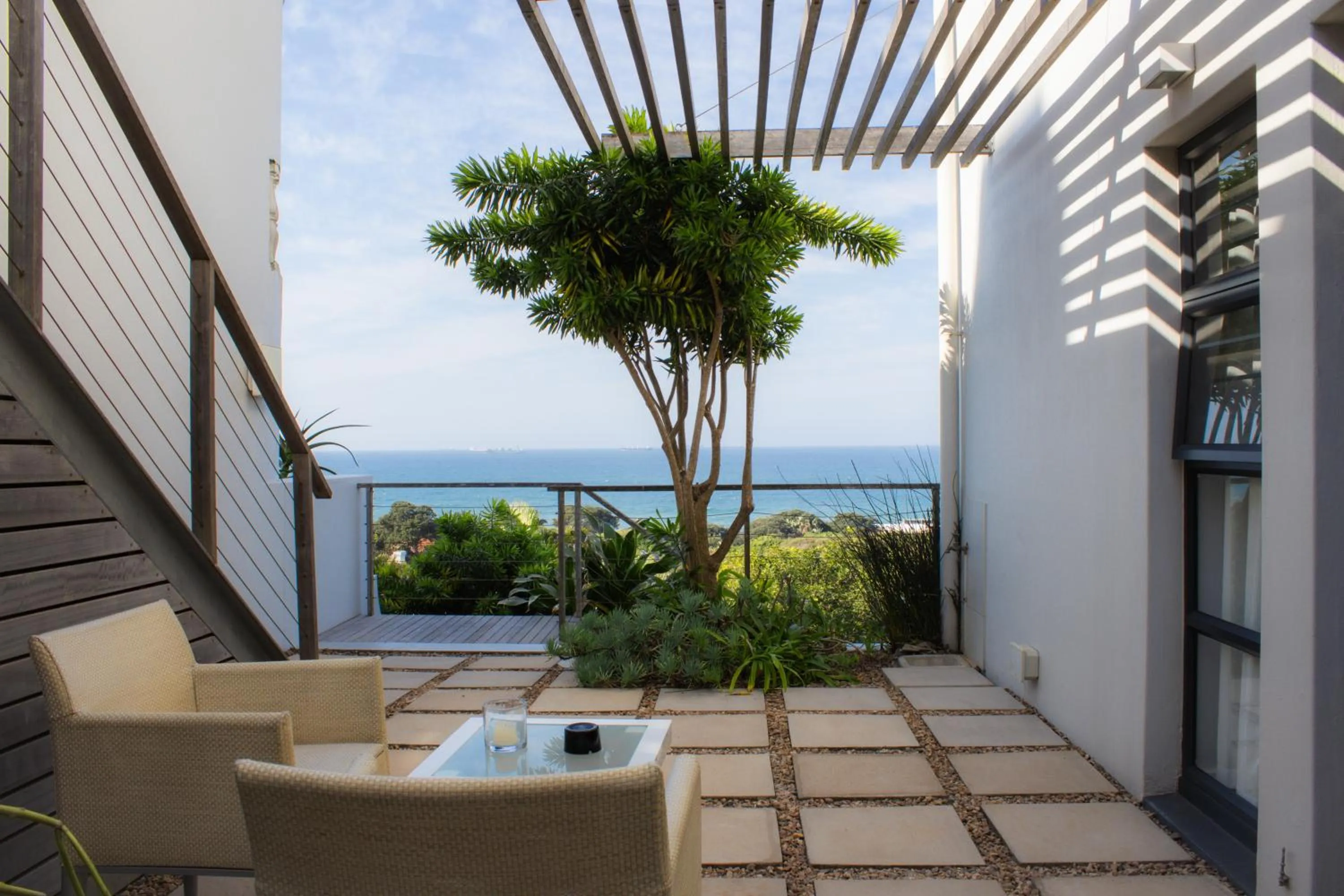 Patio in Ocean Vista Boutique Guest House