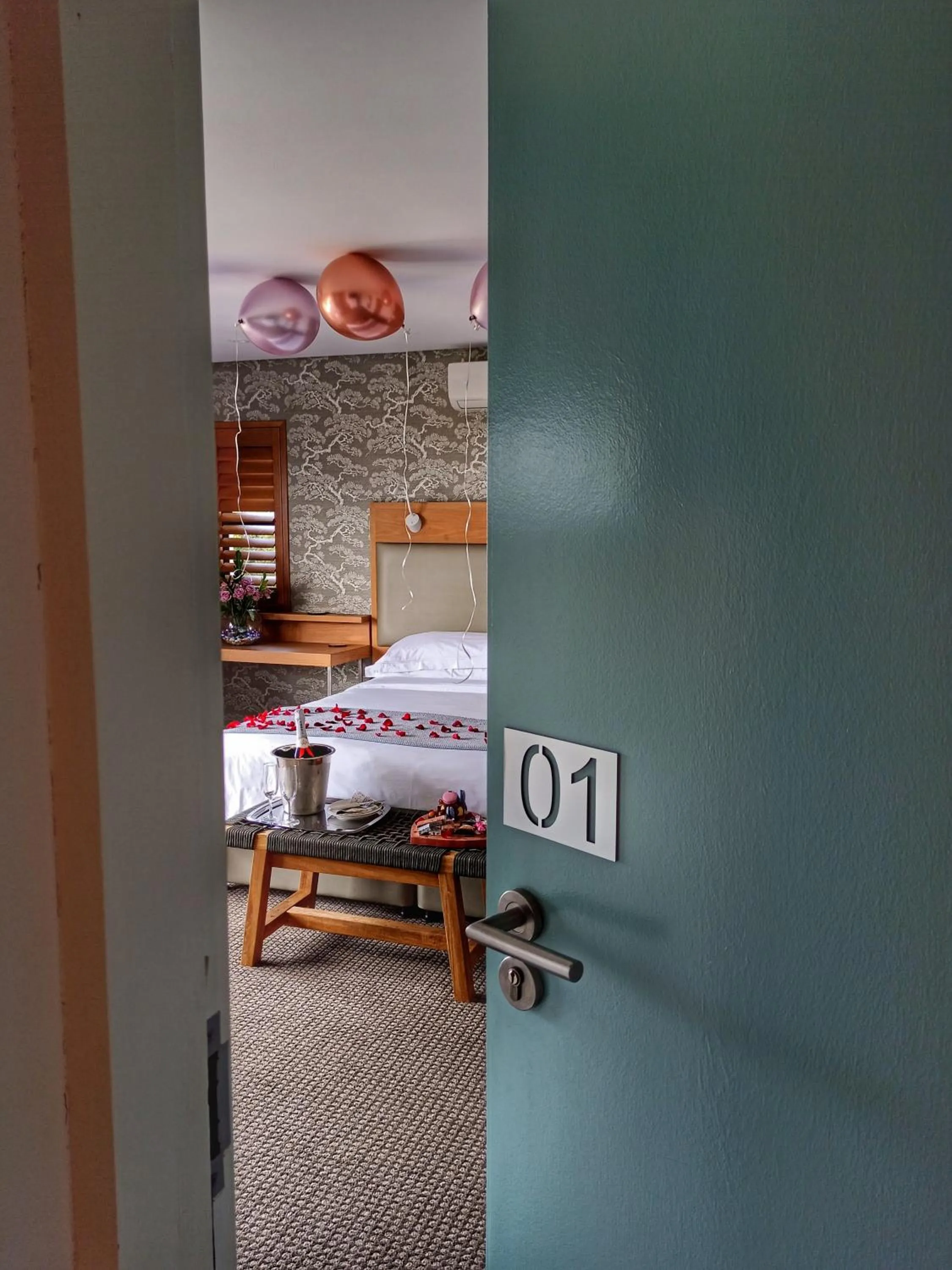 Decorative detail, Bed in Ocean Vista Boutique Guest House