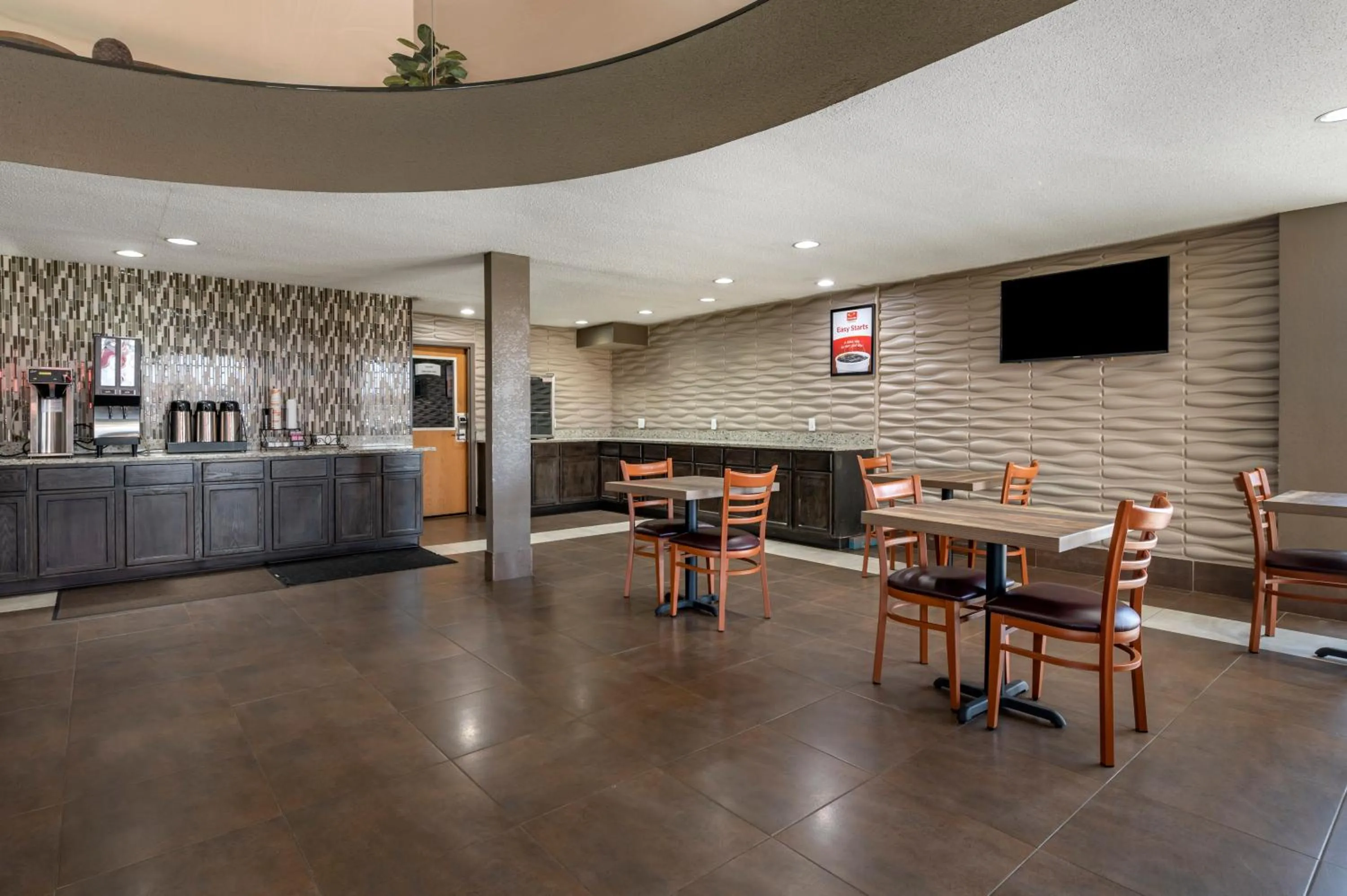 Seating area in Econo Lodge