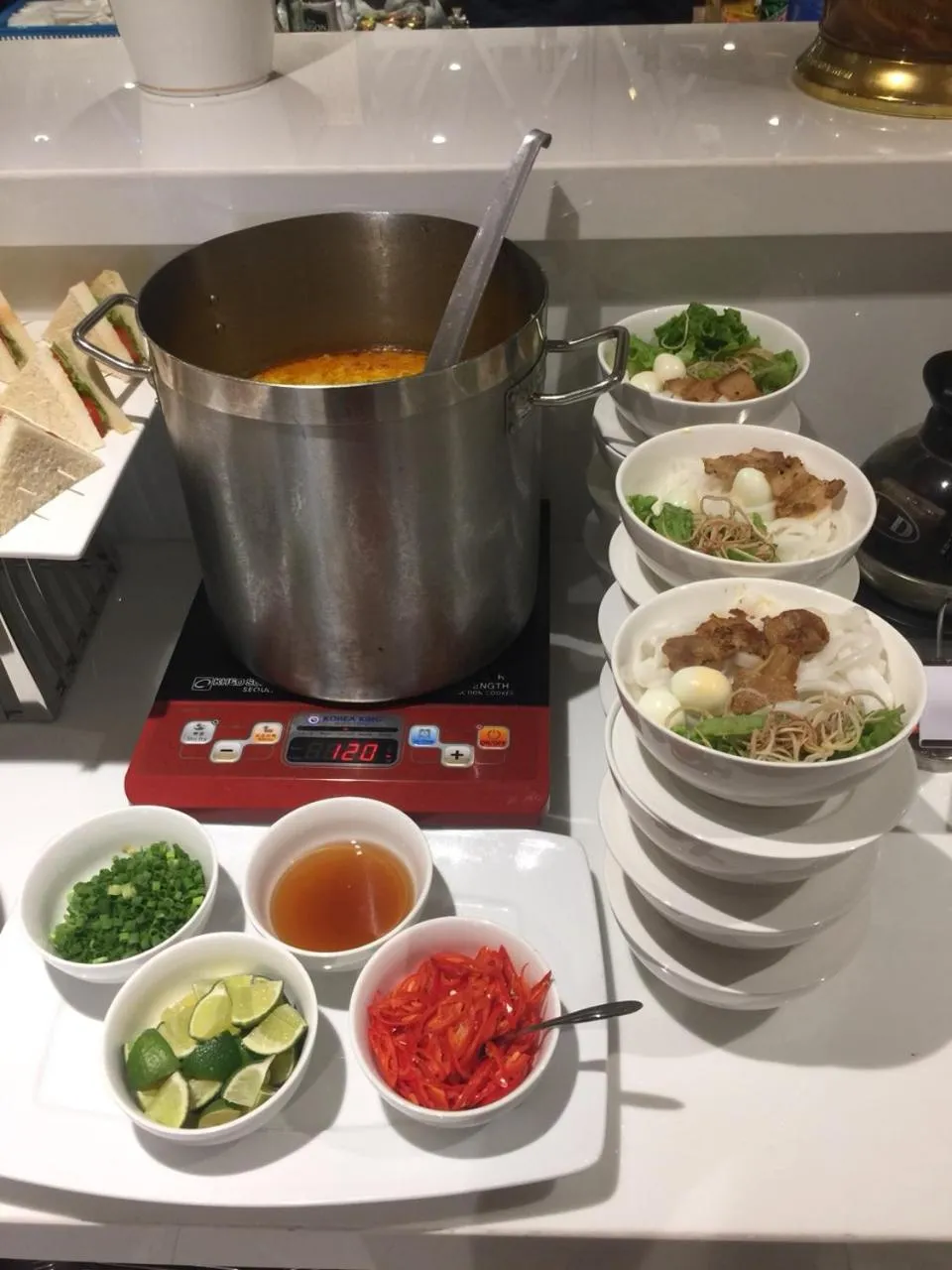 Buffet breakfast in Soho Boutique Hotel