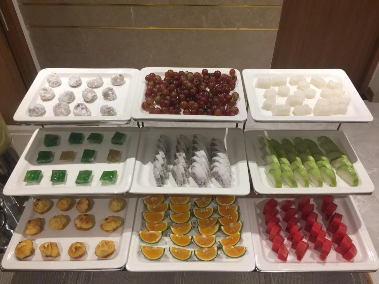 Buffet breakfast in Soho Boutique Hotel