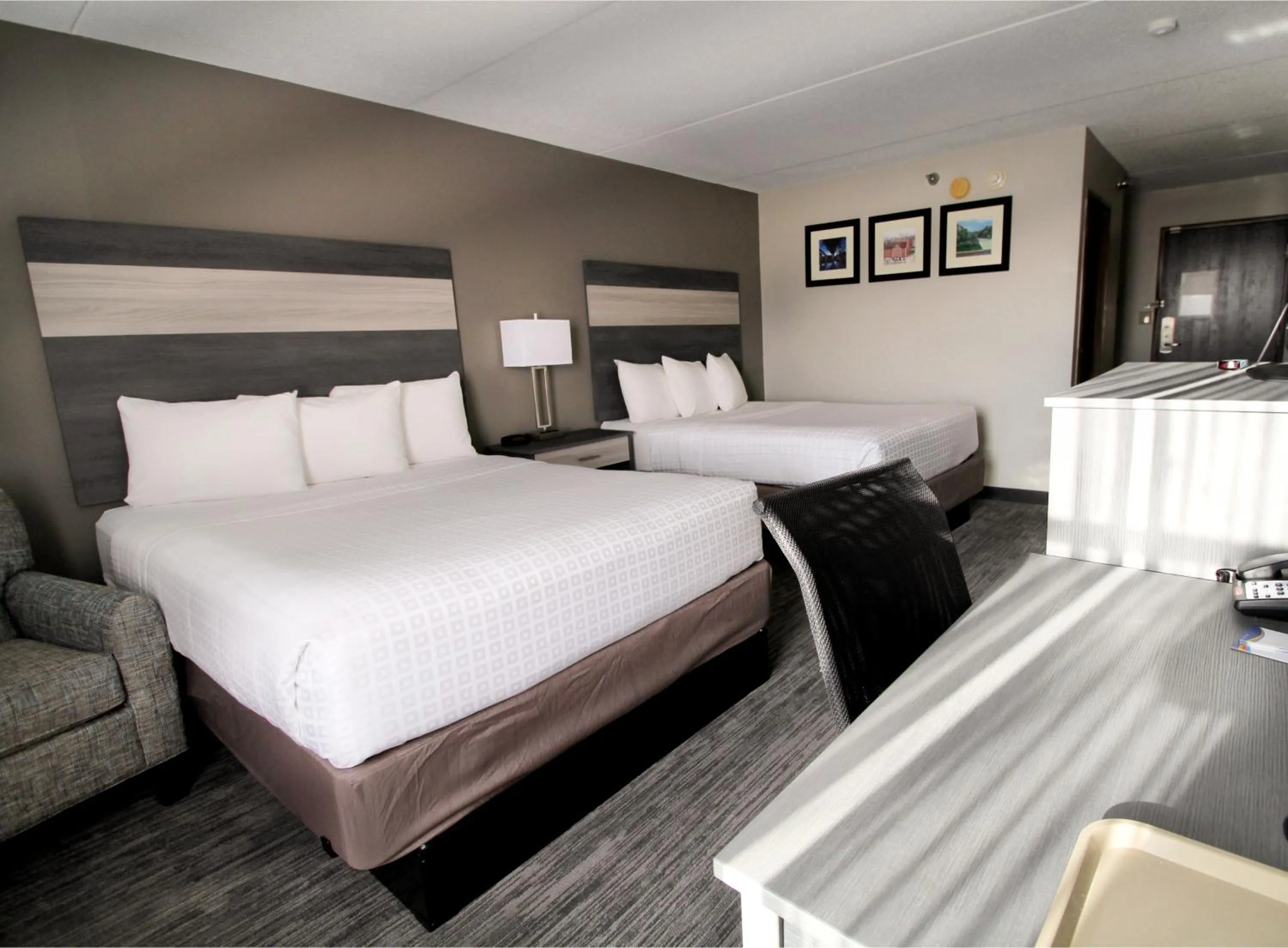 Photo of the whole room, Bed in Baymont by Wyndham Lafayette - Purdue University