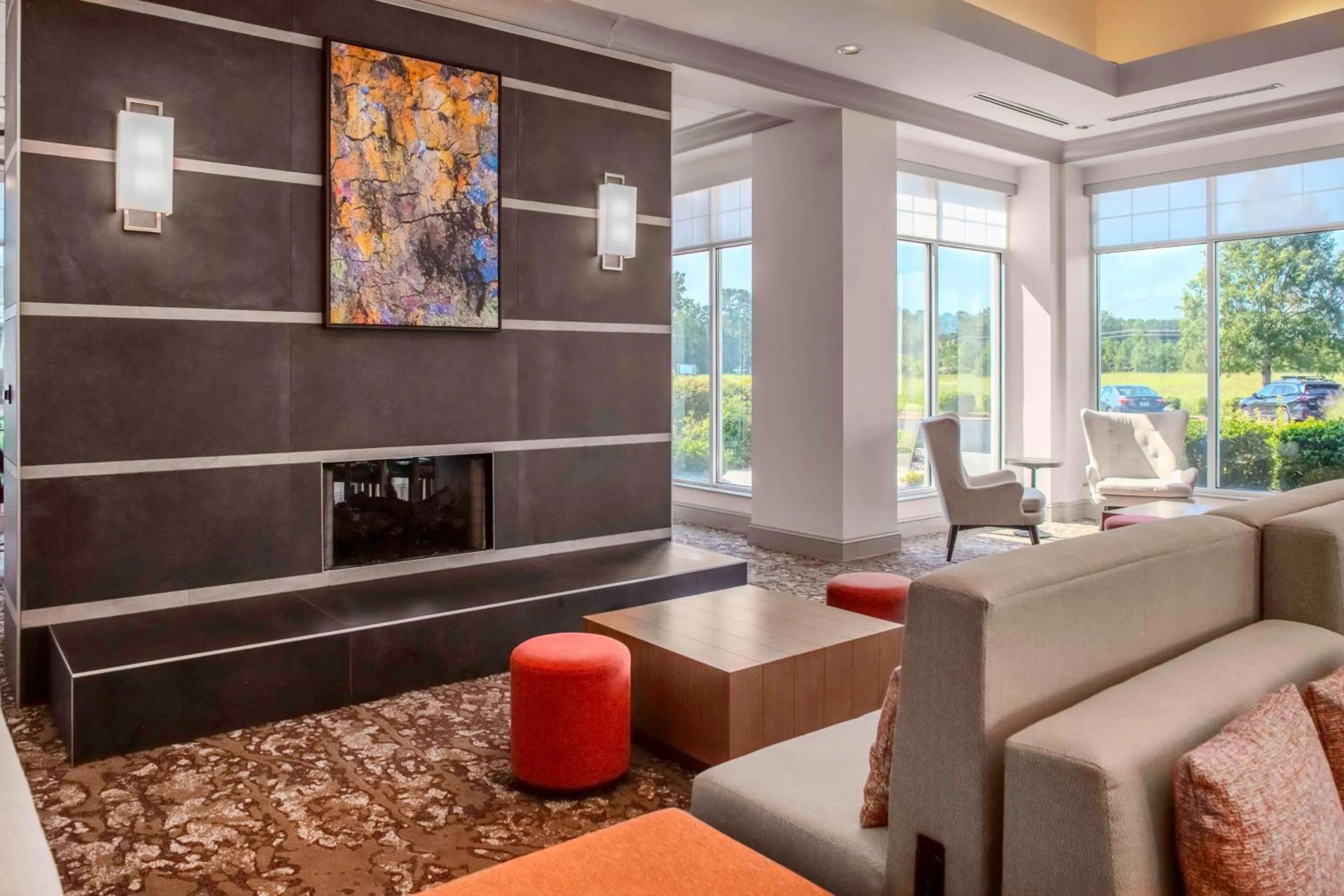 Lobby or reception in Hilton Garden Inn Roanoke Rapids