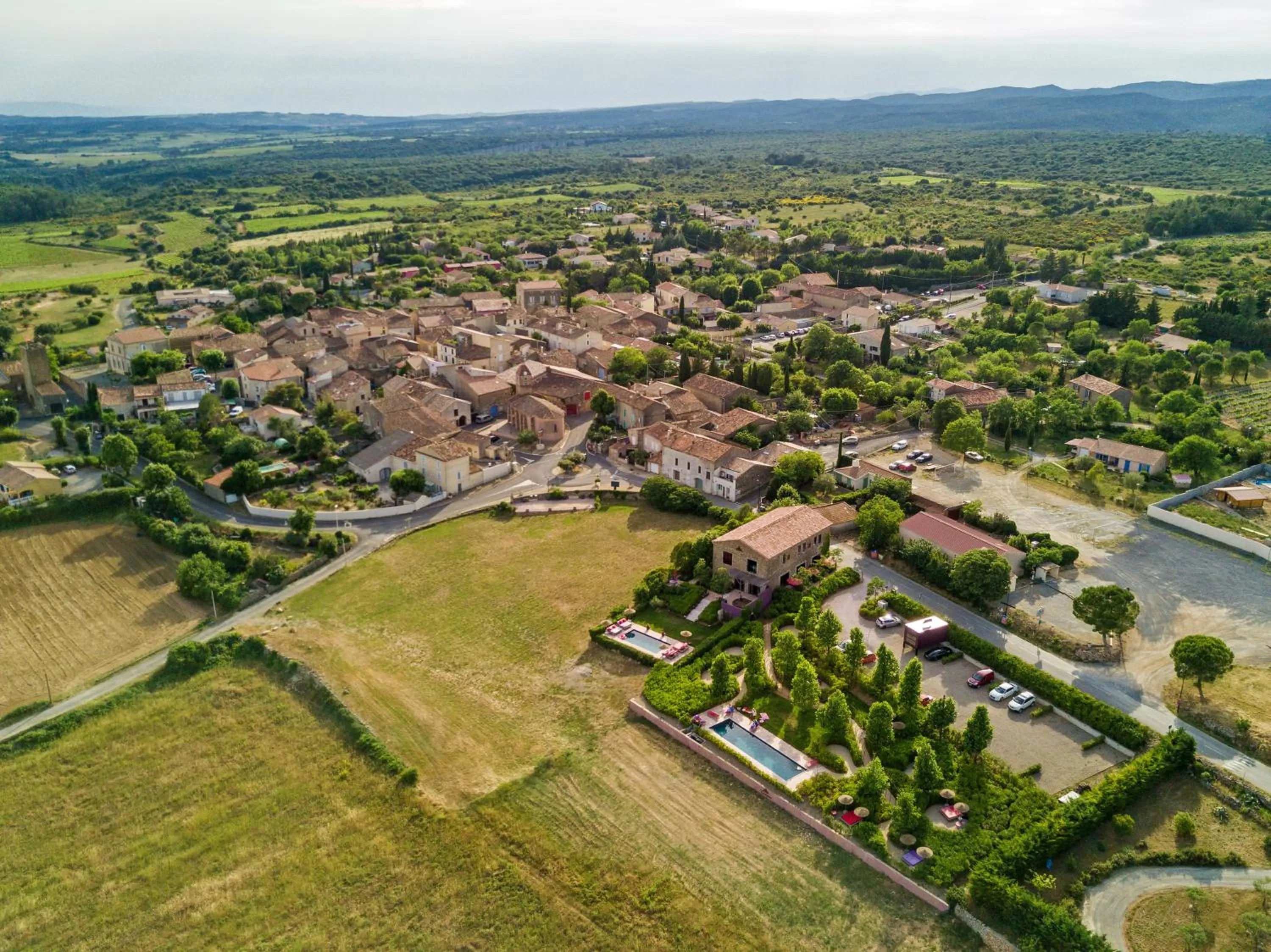 Bird's eye view in Village Castigno - Wine Hotel & Resort
