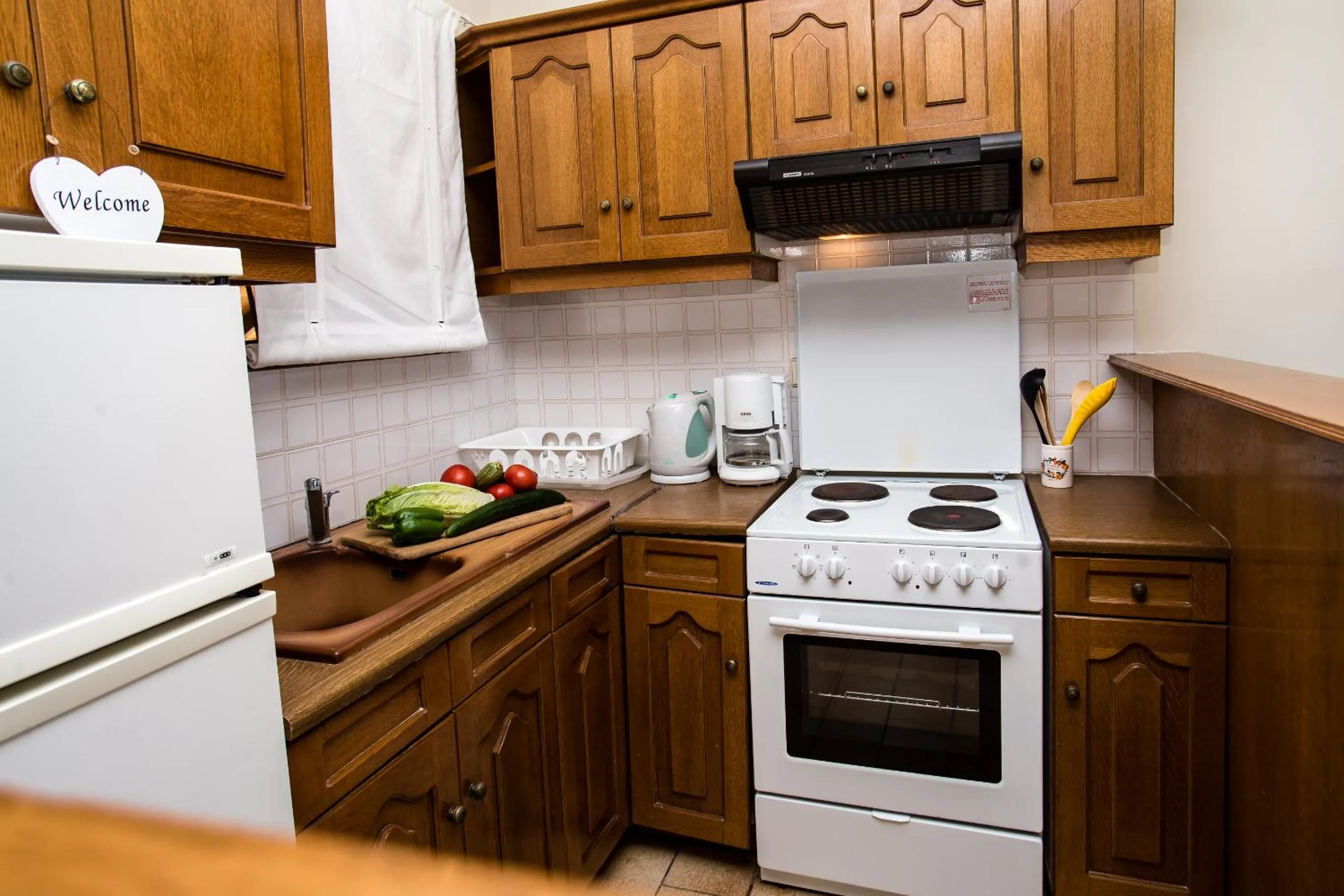 Kitchen or kitchenette in Amboula Beach Apartments