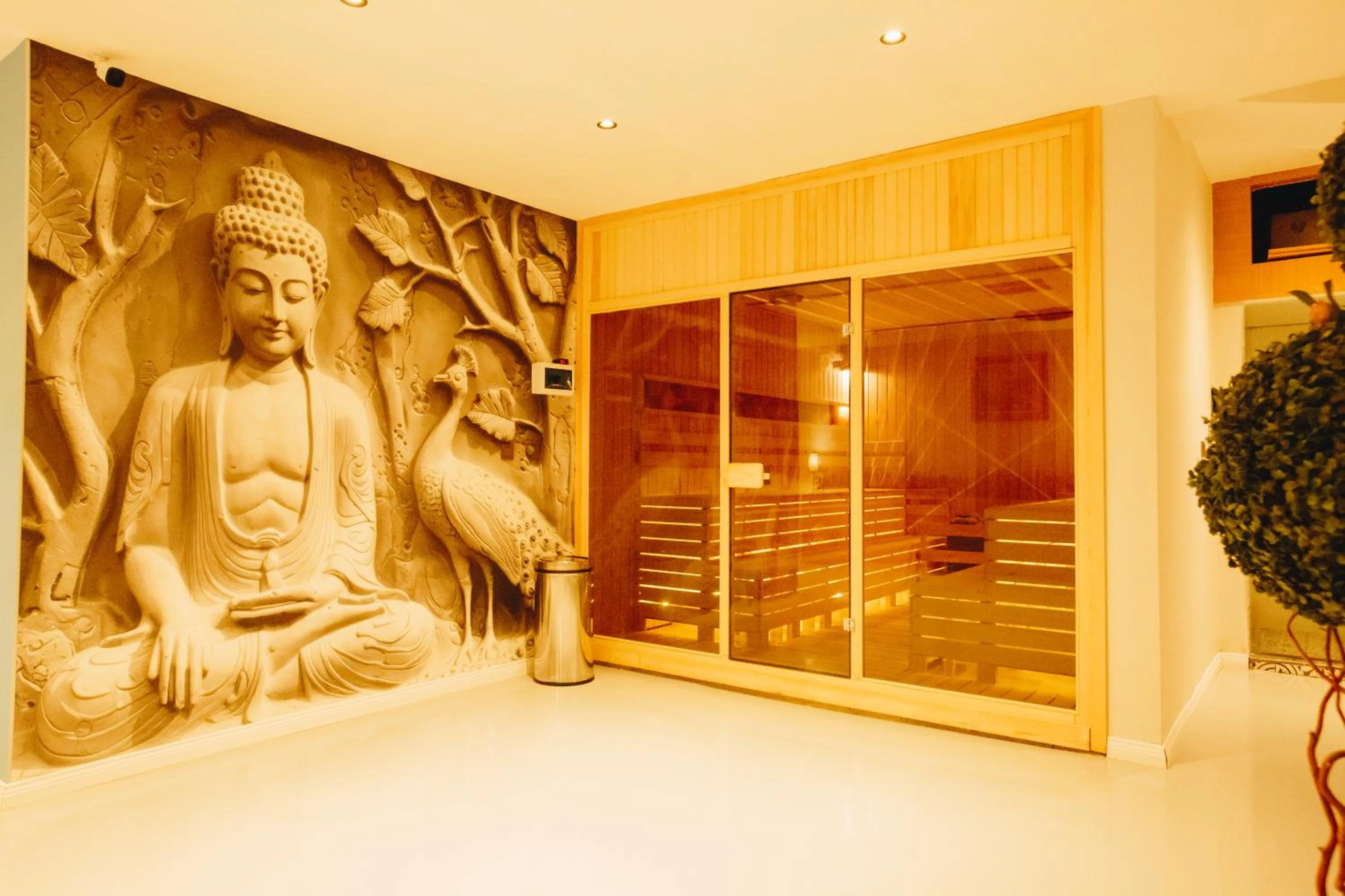 Sauna in Double Bond Hotel Spa