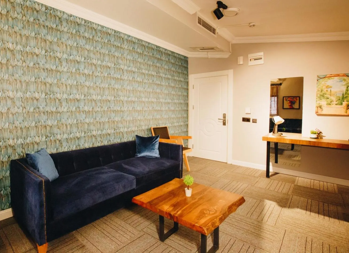 Seating area in Double Bond Hotel Spa