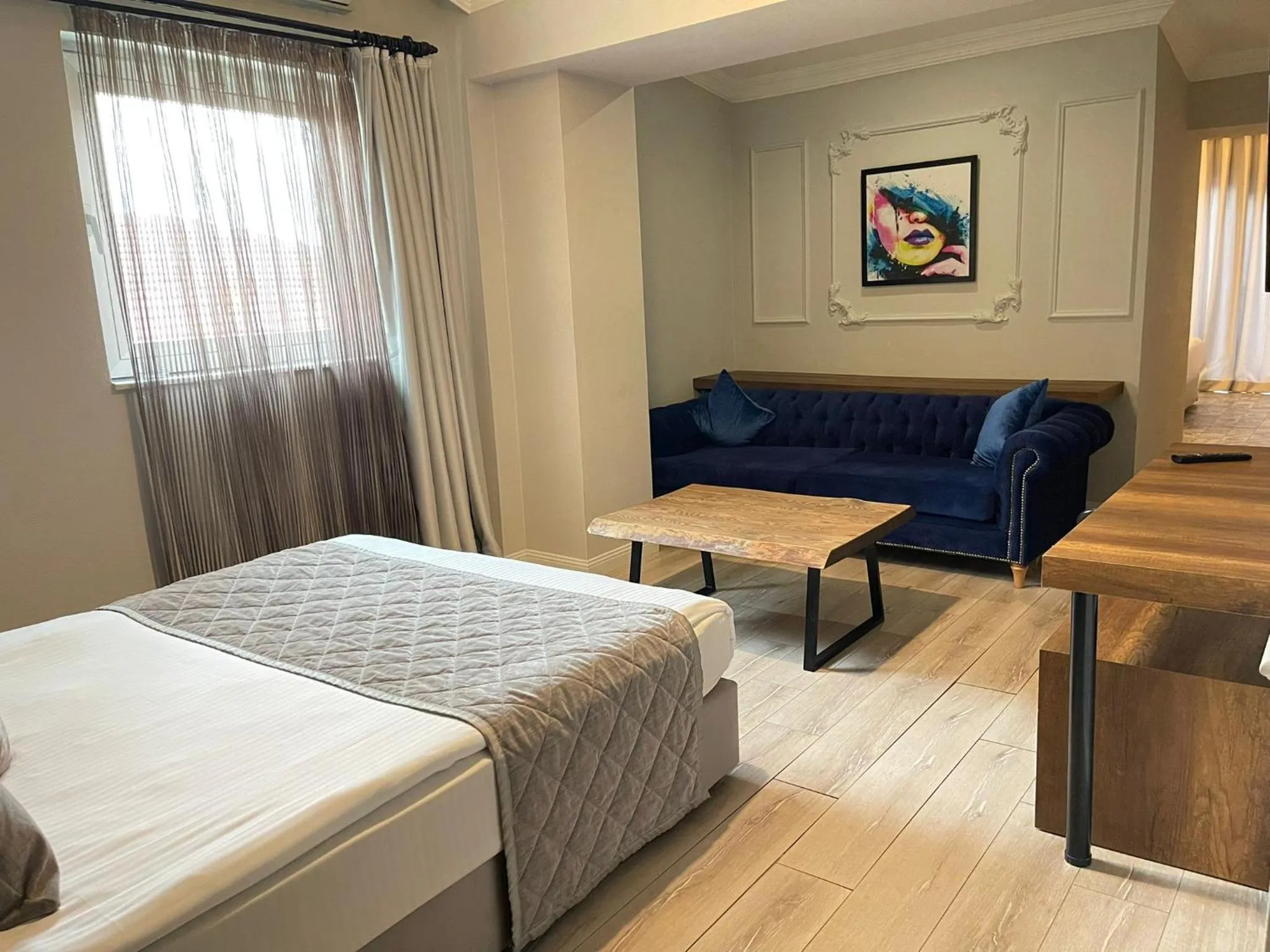 Bed in Double Bond Hotel Spa