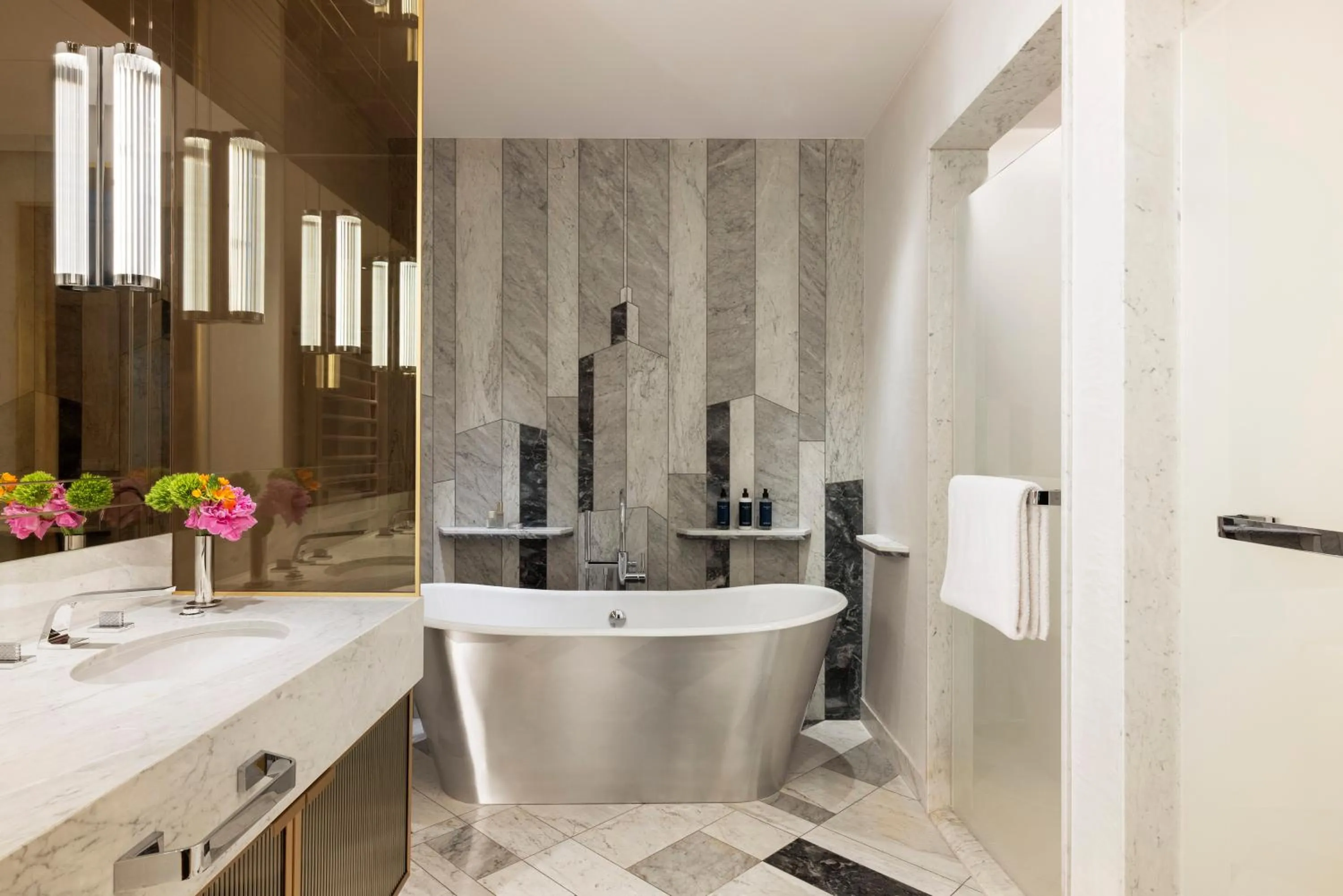 Bathroom in Raffles Europejski Warsaw