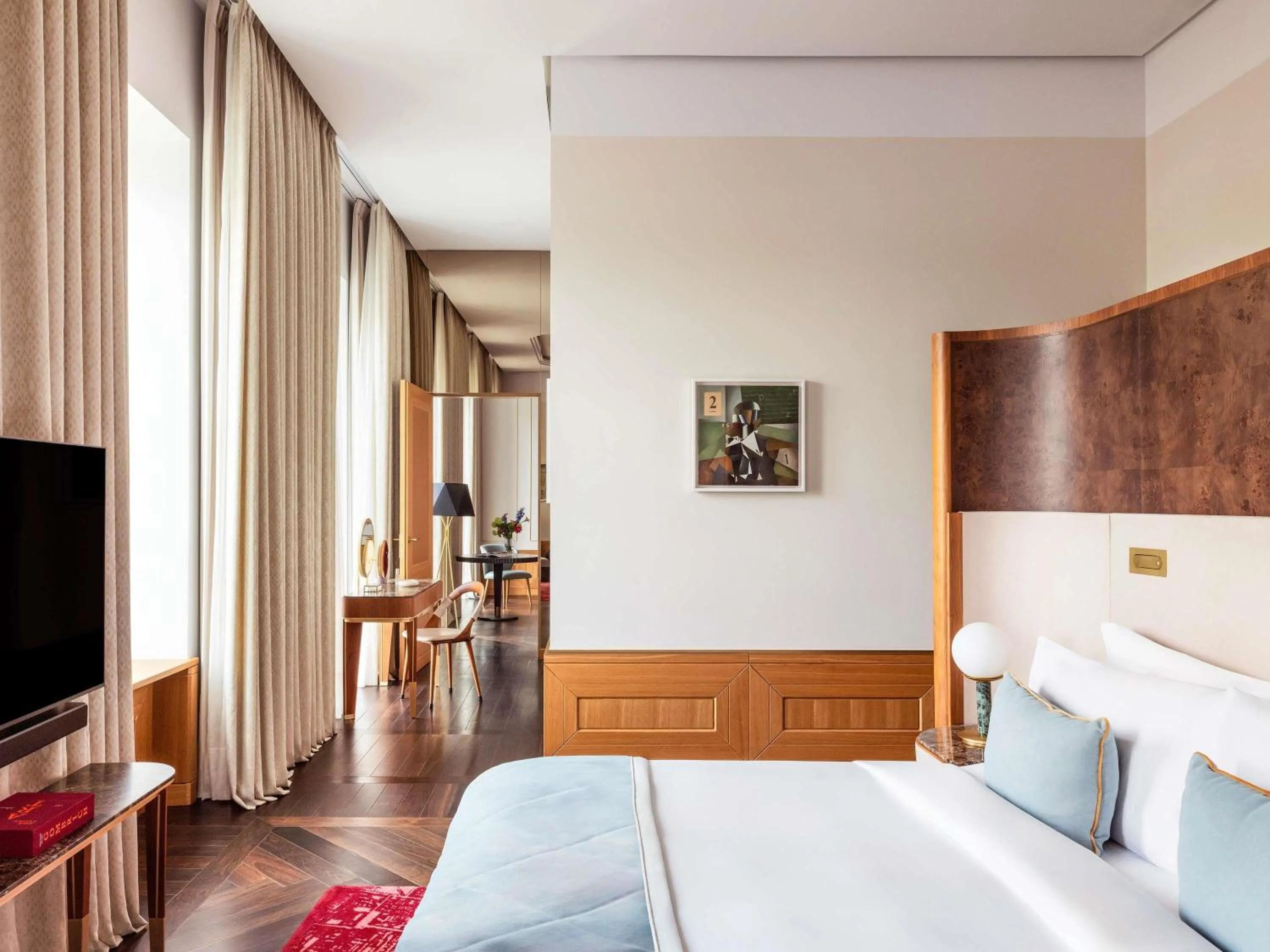 Bedroom, Bed in Raffles Europejski Warsaw