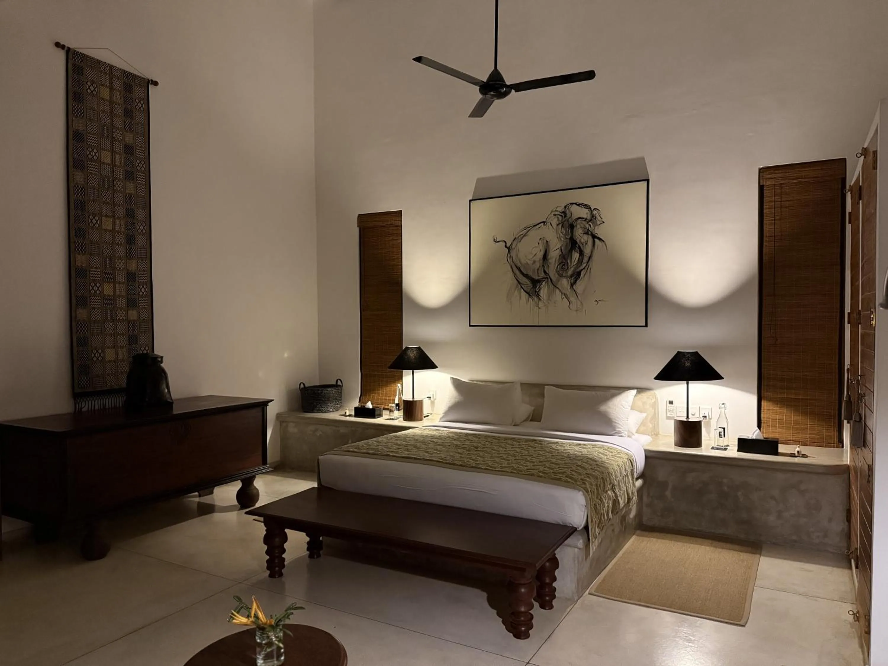 Bed in Nyne Hotels Mayur Lodge - Yala - All Inclusive