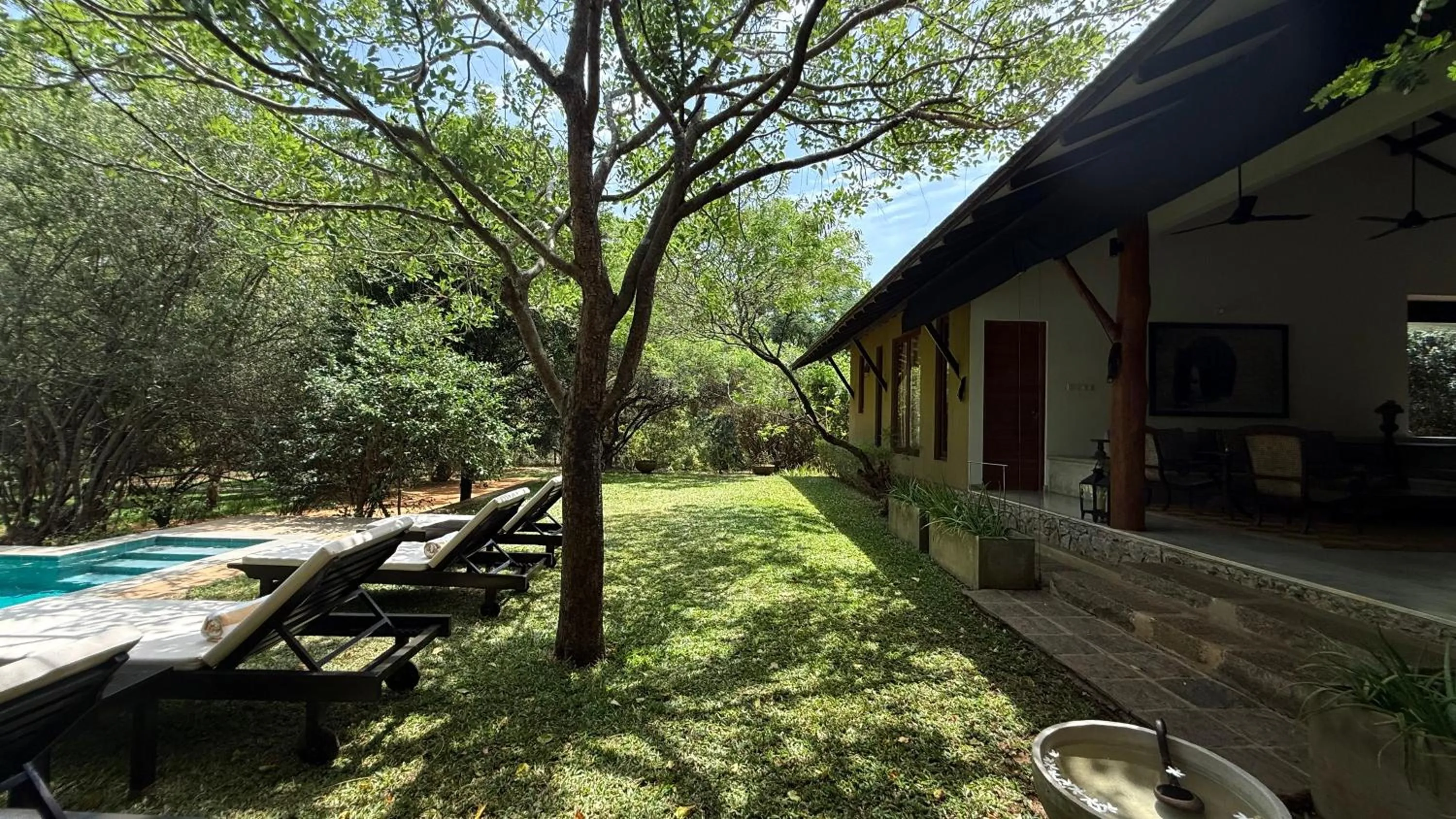 Patio in Nyne Hotels Mayur Lodge - Yala - All Inclusive