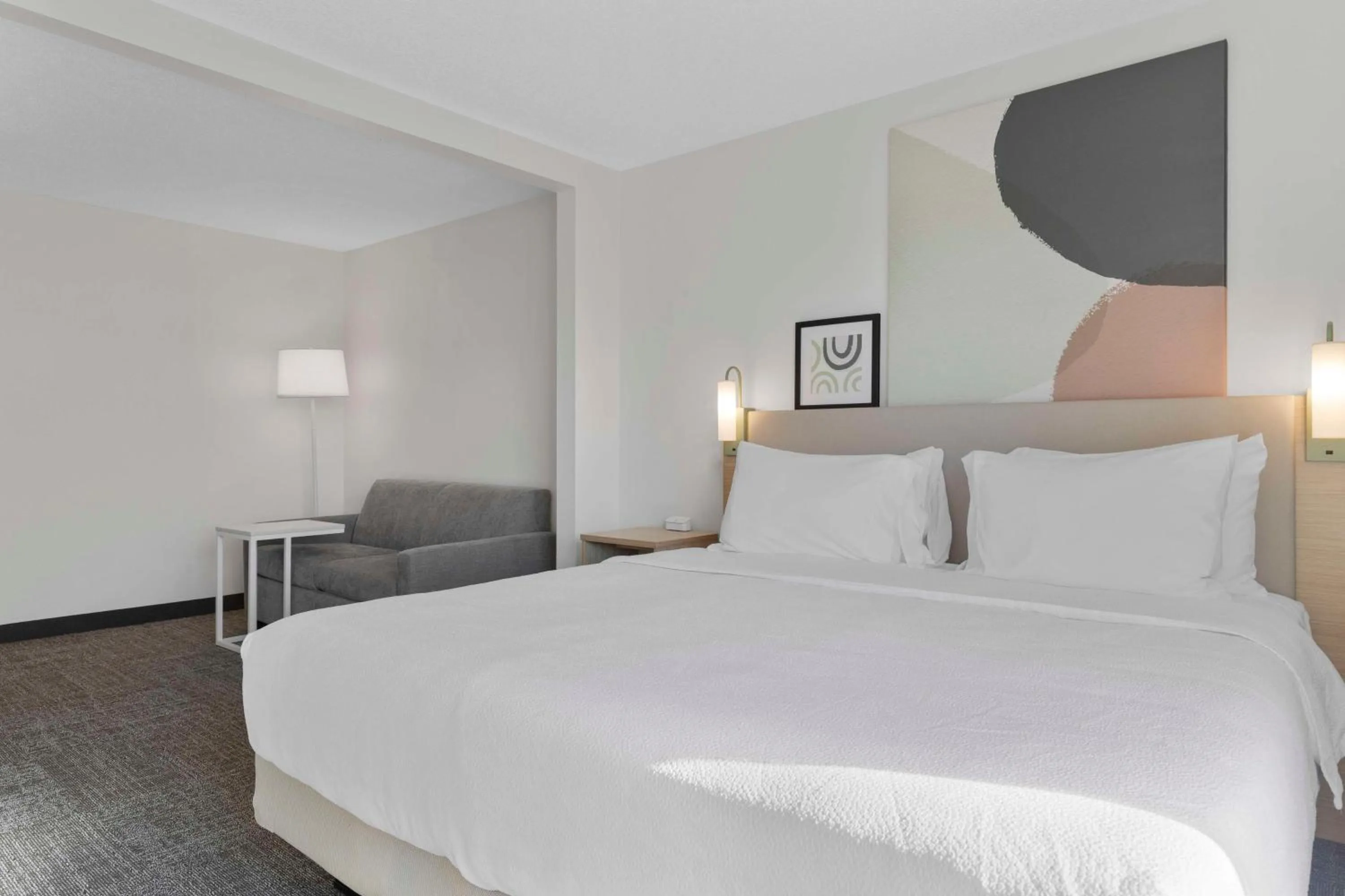 Living room, Bed in Wingate by Wyndham Greensboro