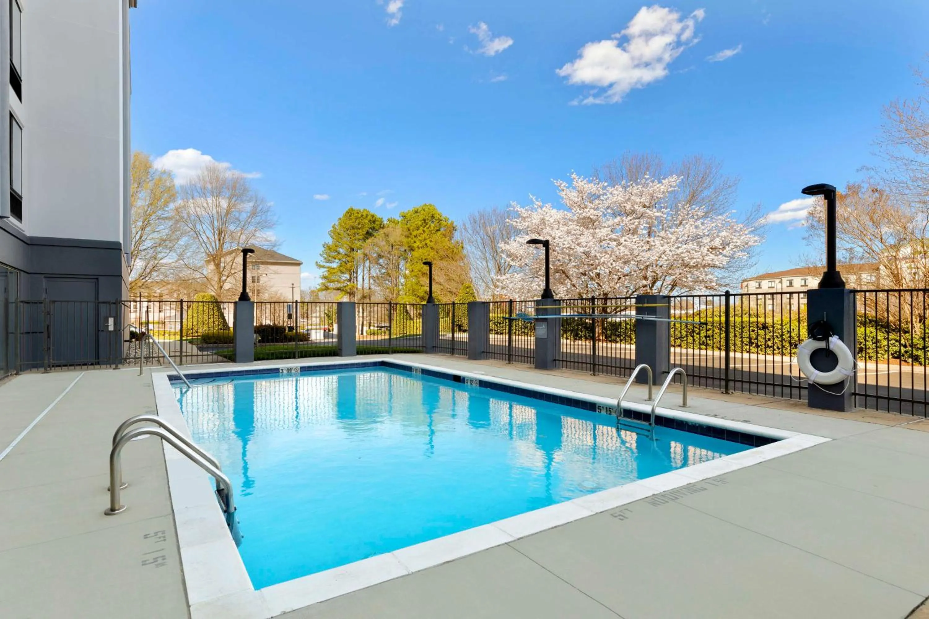 Pool view in Wingate by Wyndham Greensboro