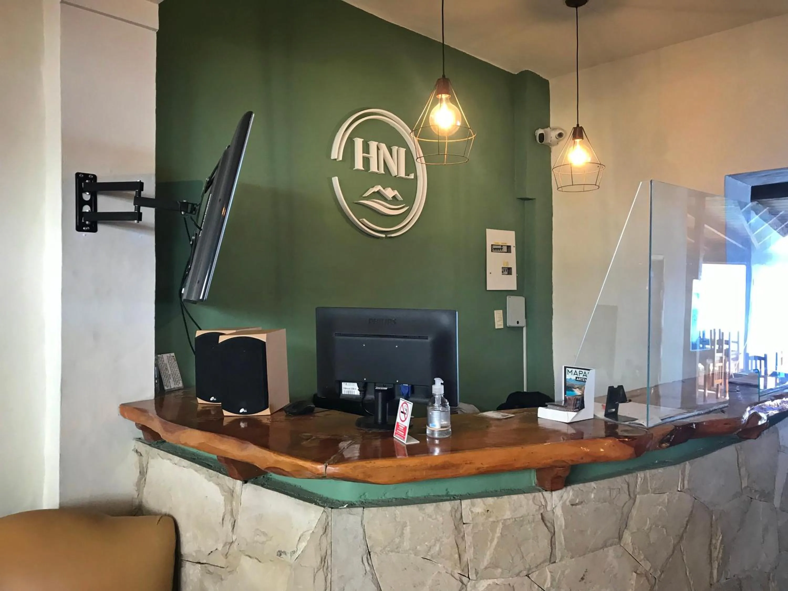 Lobby or reception in Hostería Nórdico Lake