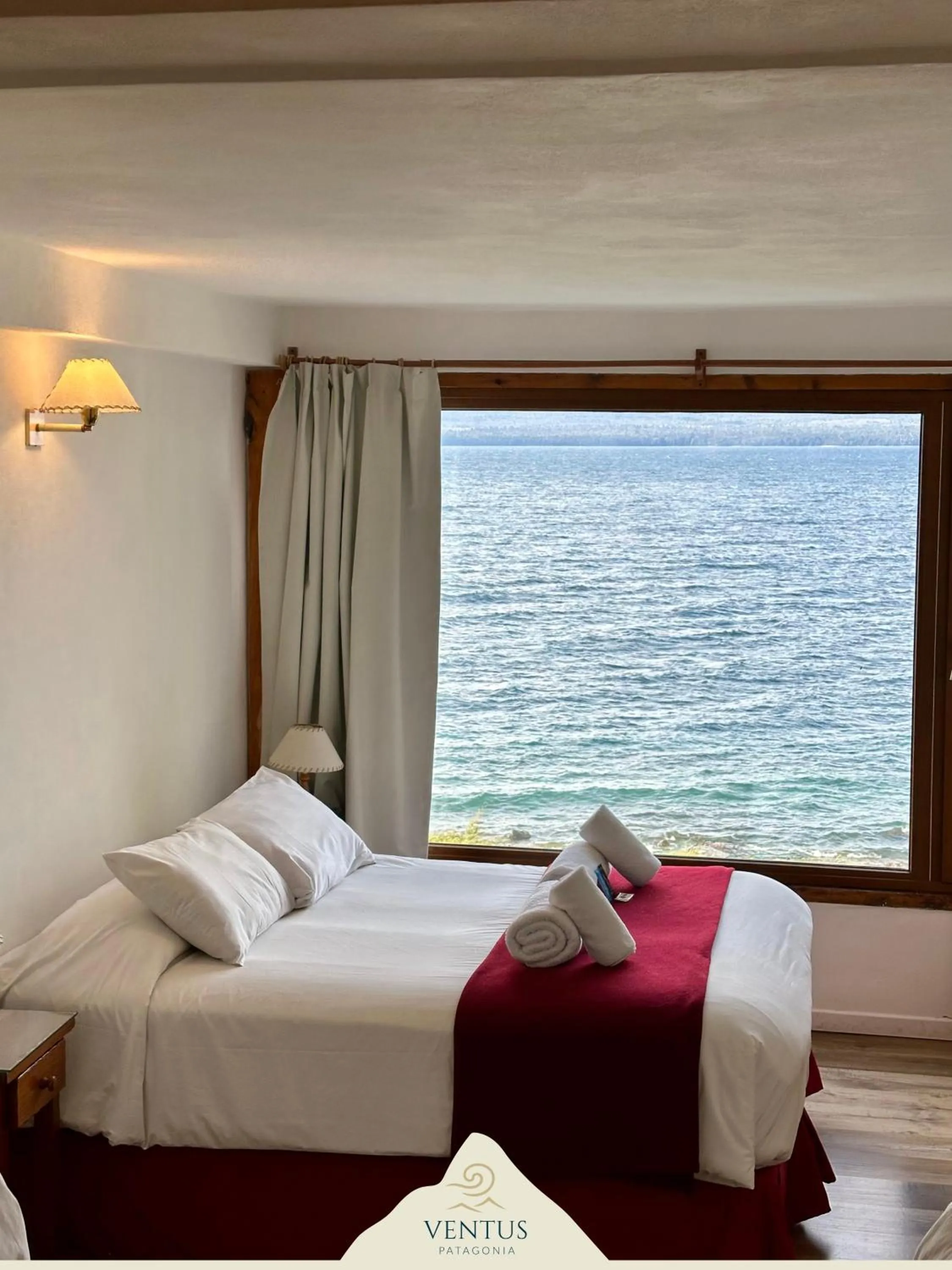 Lake view, Bed in Hosteria Ventus Patagonia