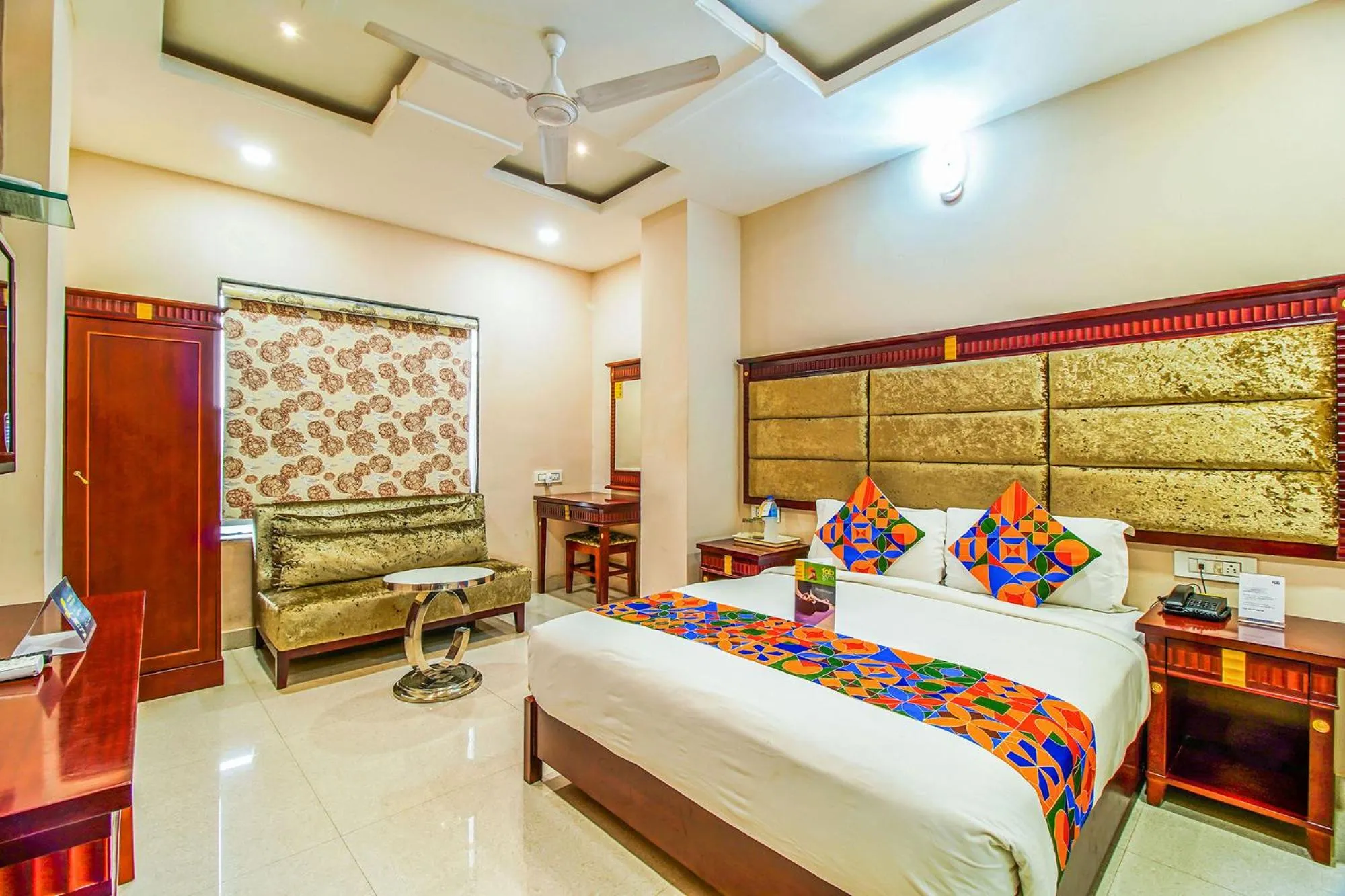 Bed in FabHotel Eleven Heights