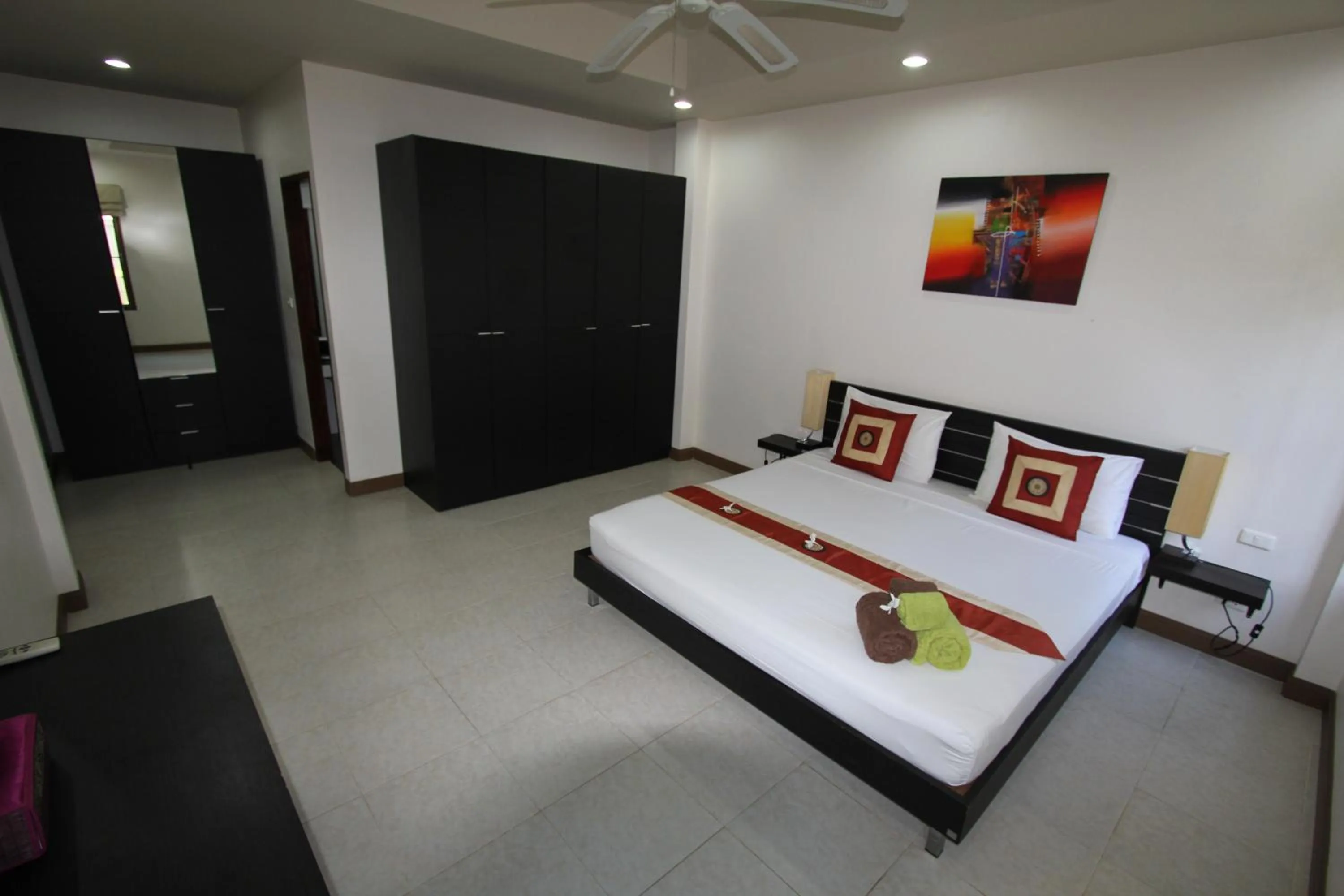 Bedroom, Bed in Babylon Pool Villas