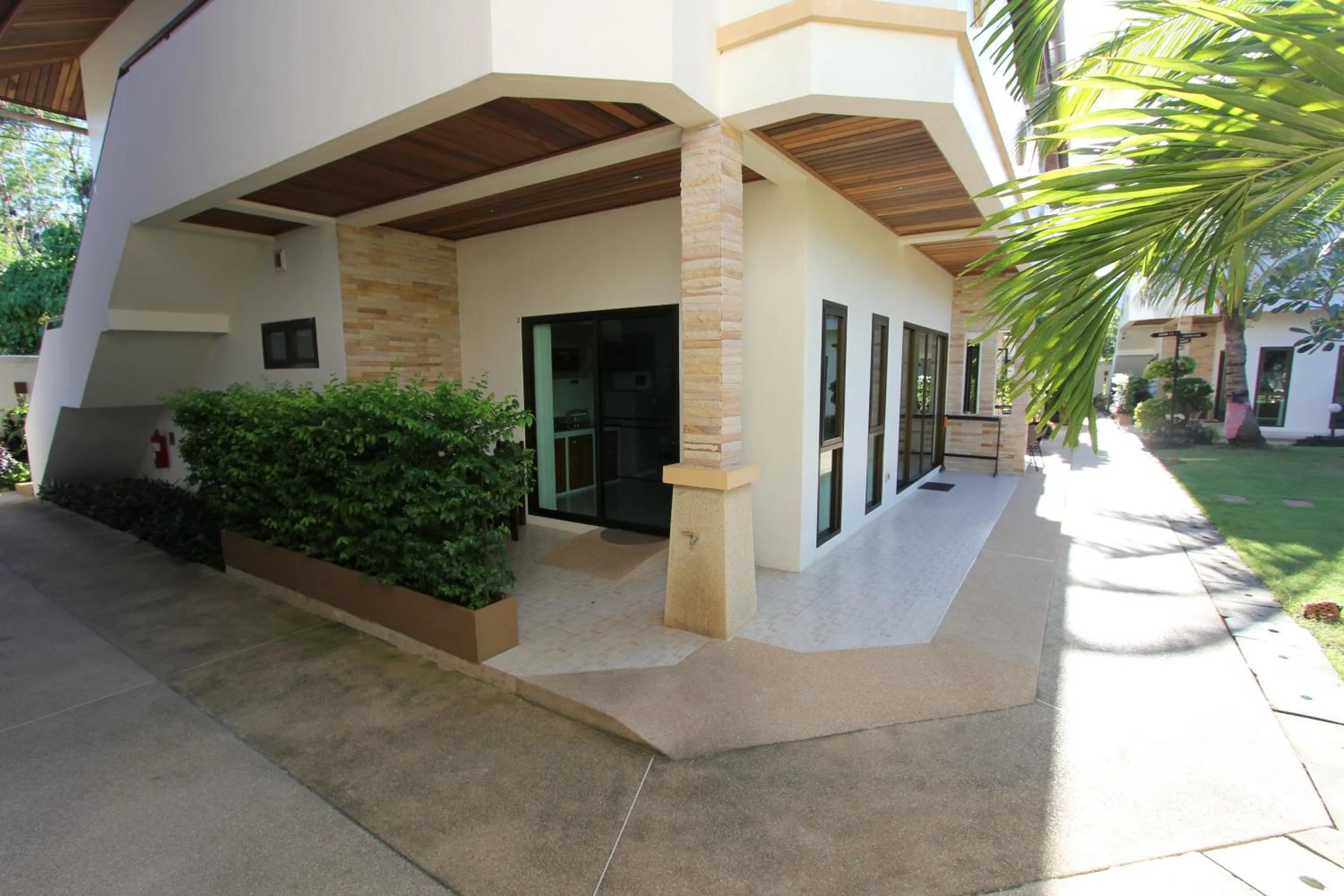 Patio in Babylon Pool Villas