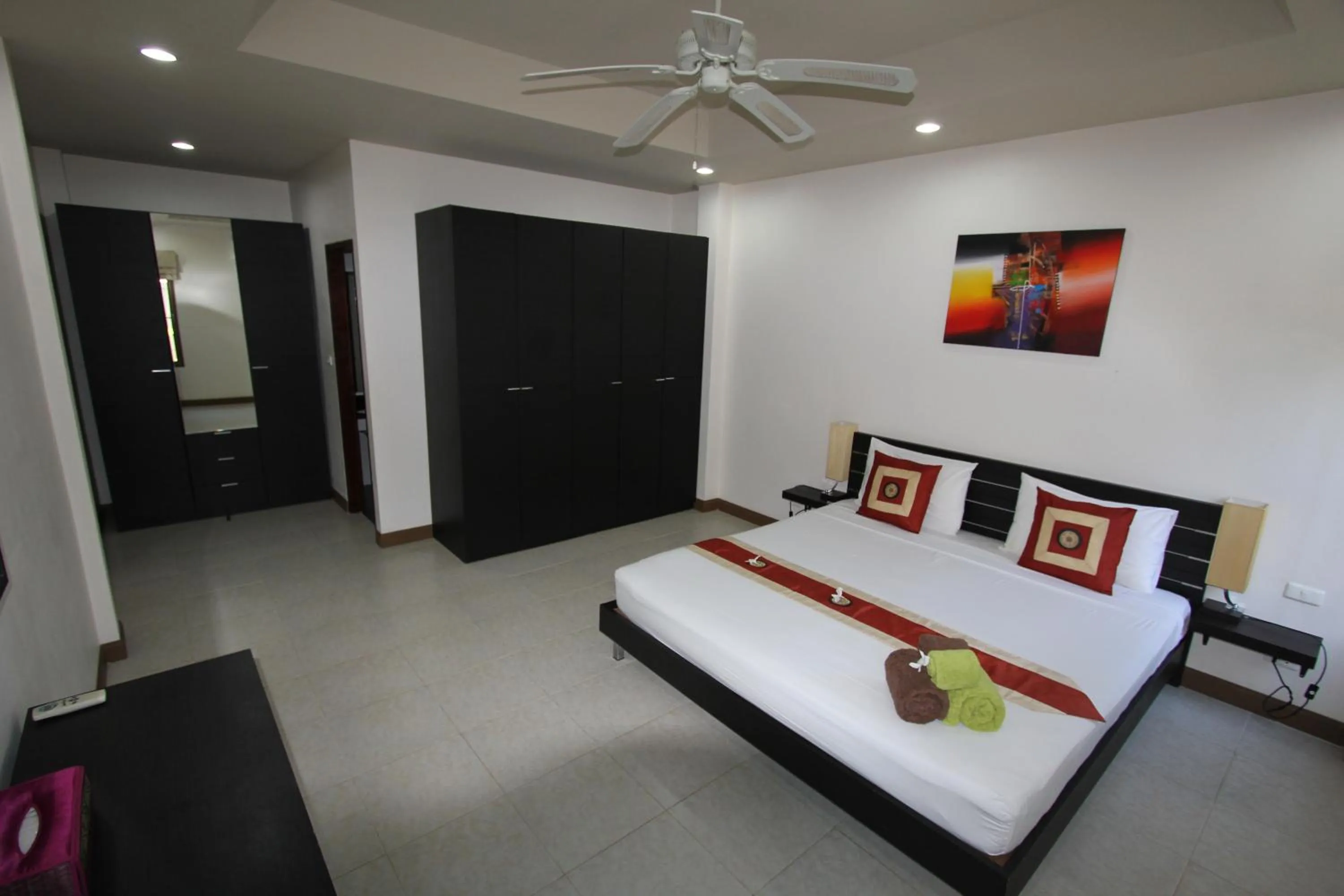 Bedroom, Bed in Babylon Pool Villas