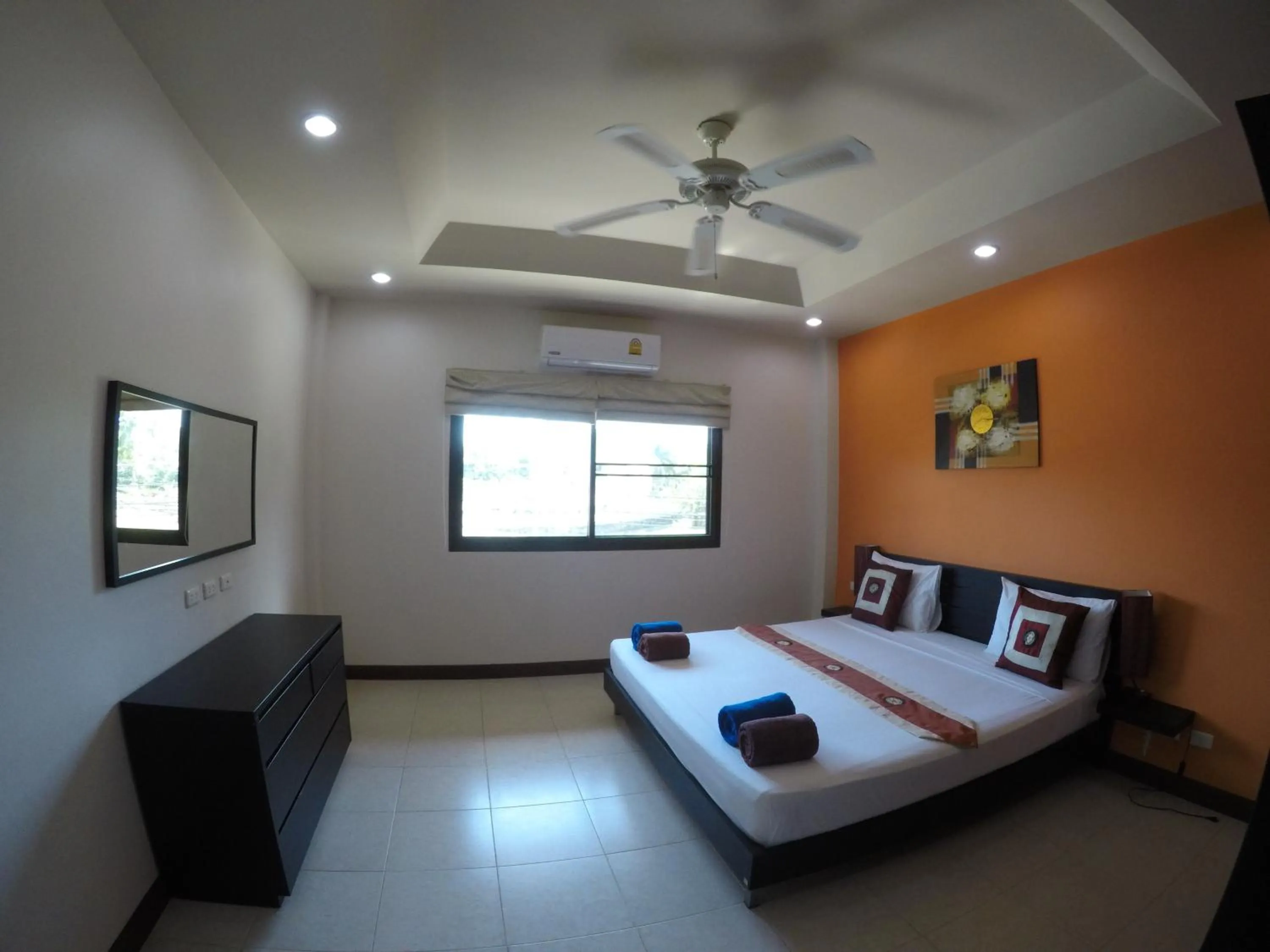 Bedroom, Bed in Babylon Pool Villas