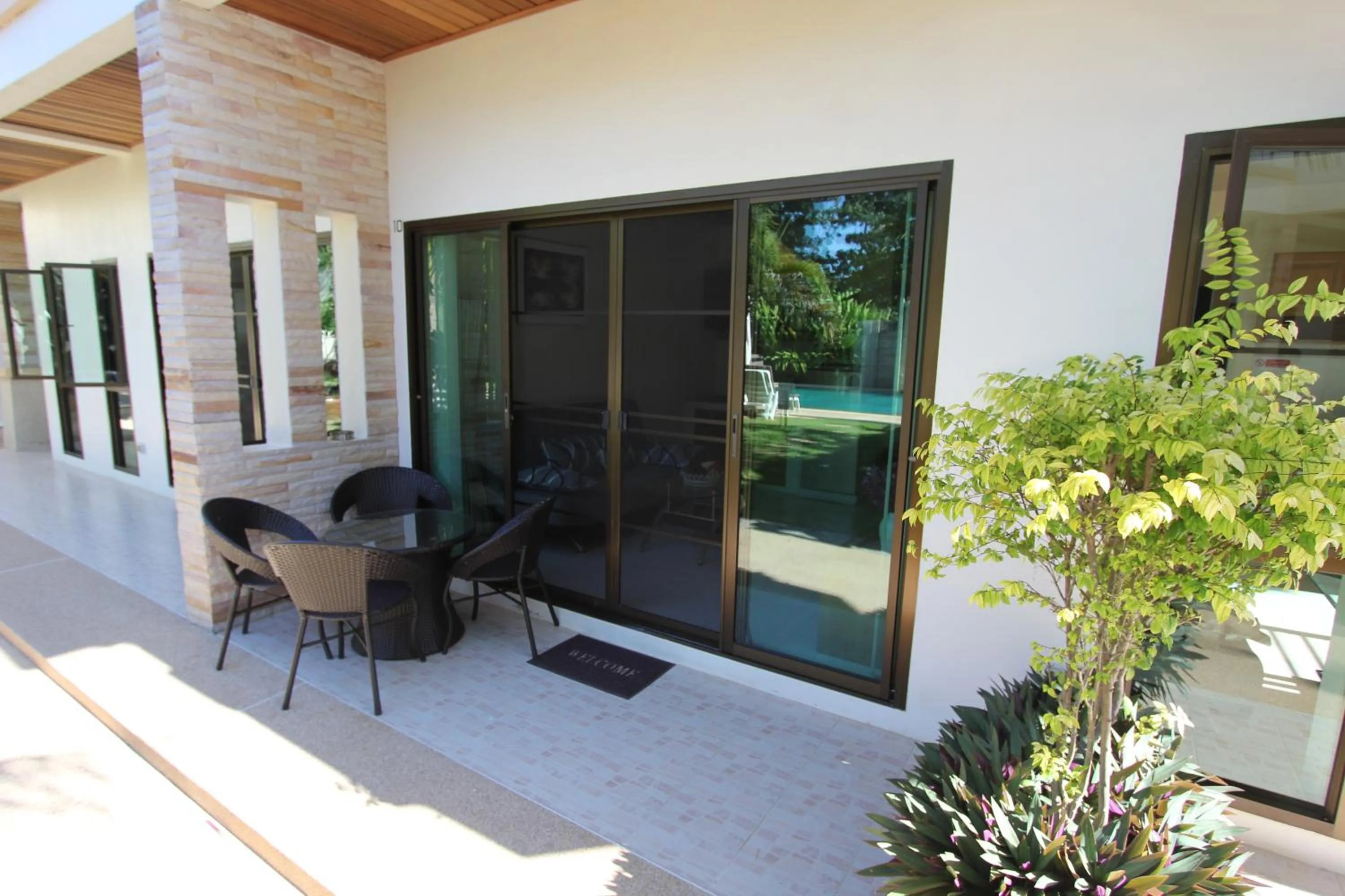 Patio in Babylon Pool Villas