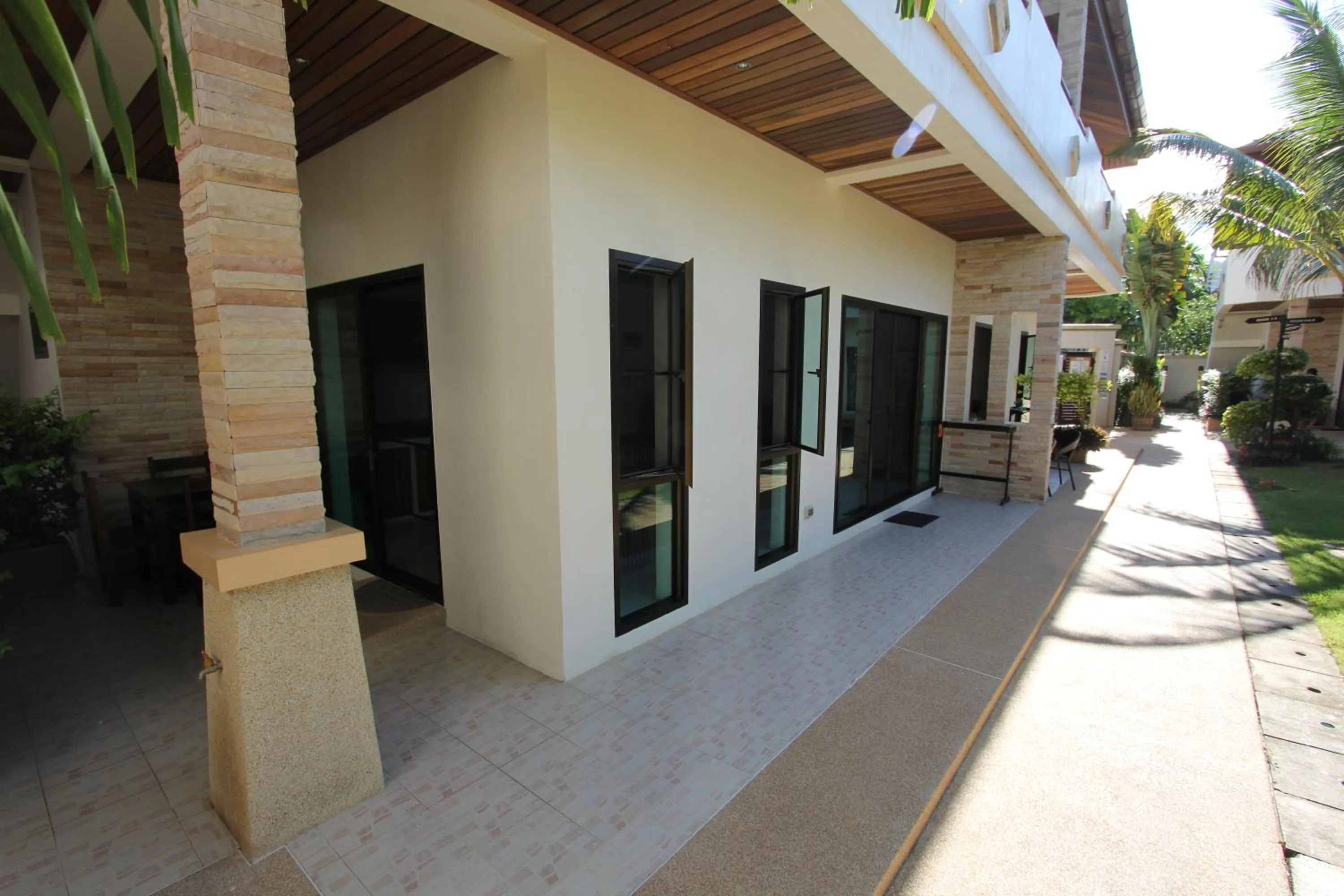 Patio in Babylon Pool Villas