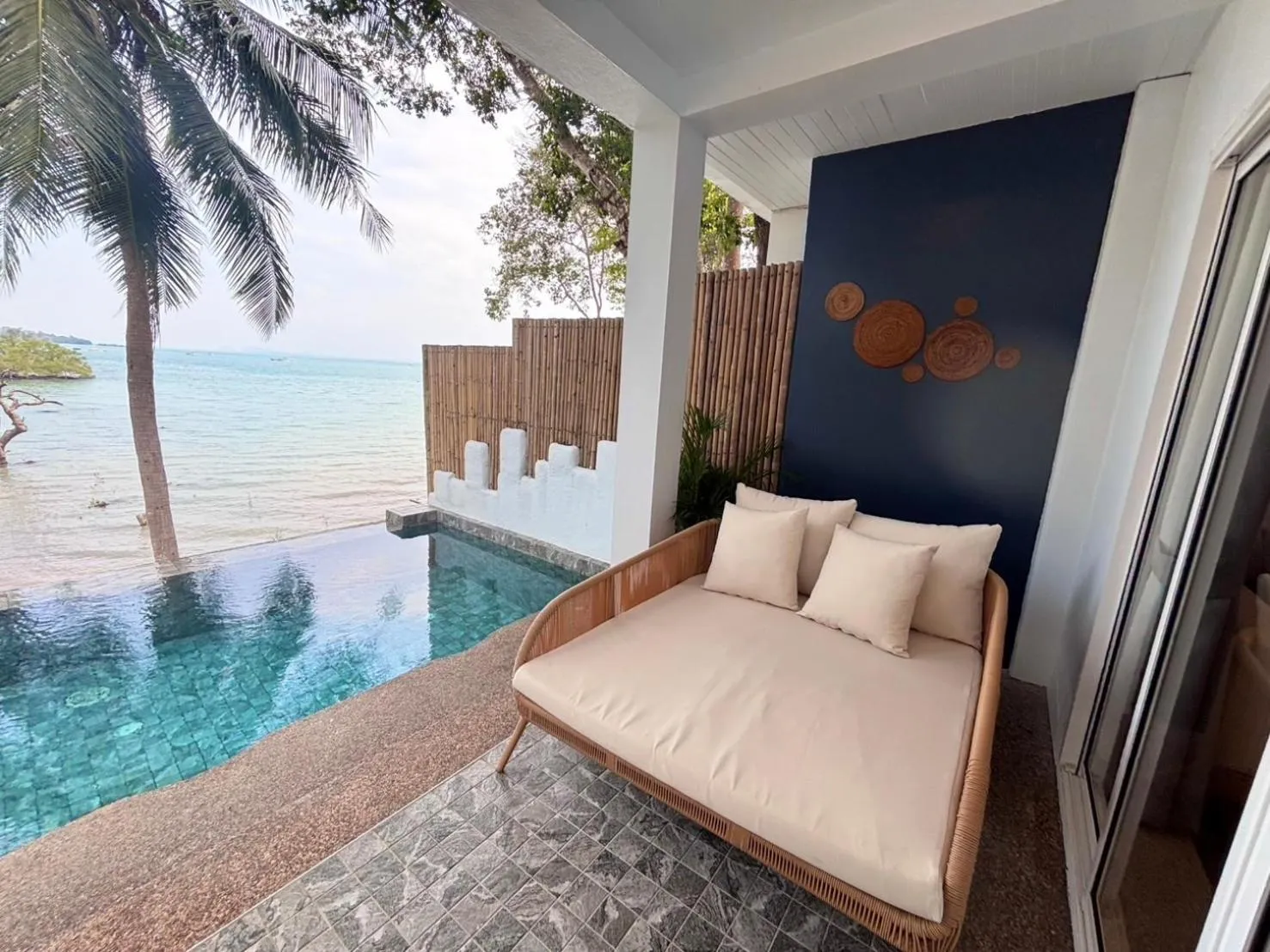 Seating area in Arawan Beach Resort Krabi