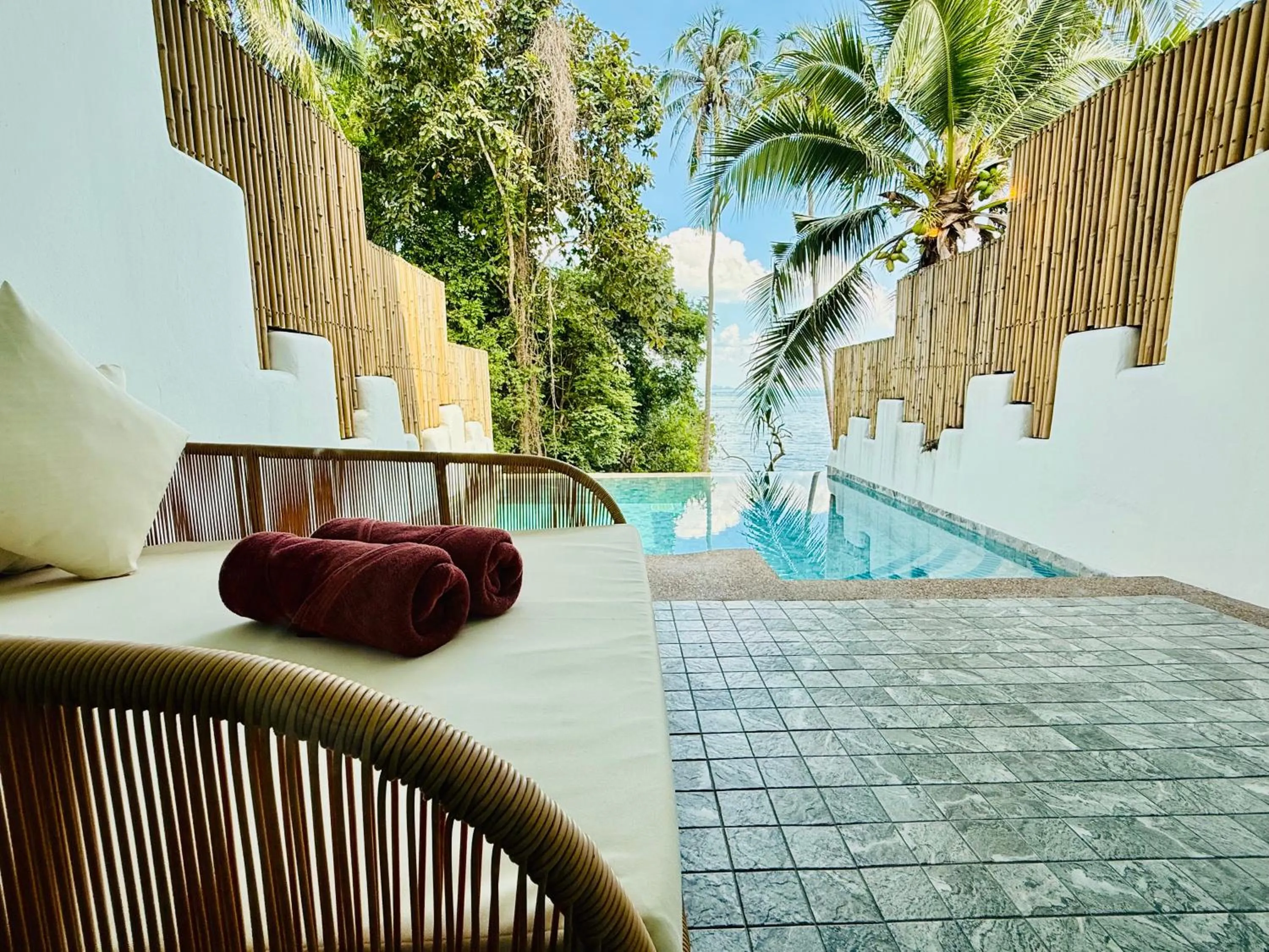 Pool view in Arawan Beach Resort Krabi