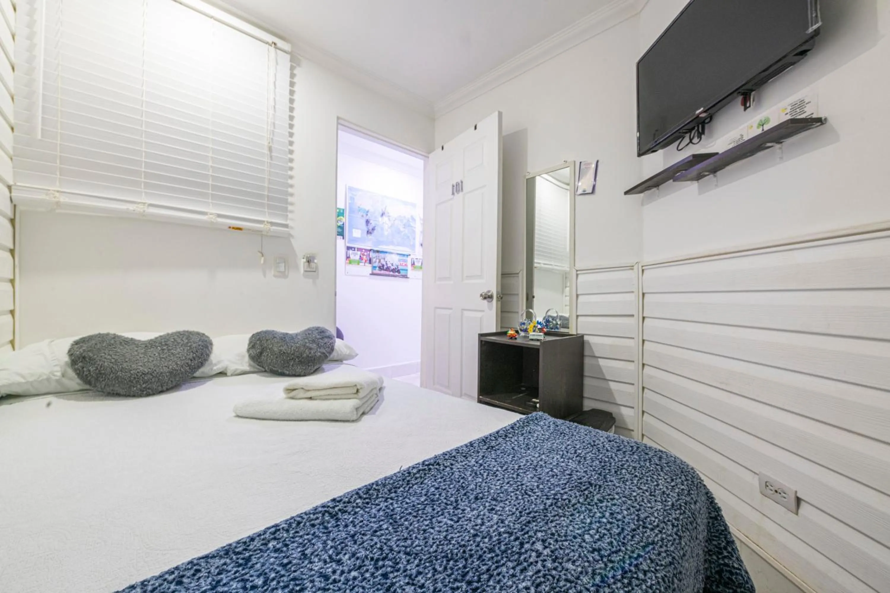 Bed in Hotel Las Lunas