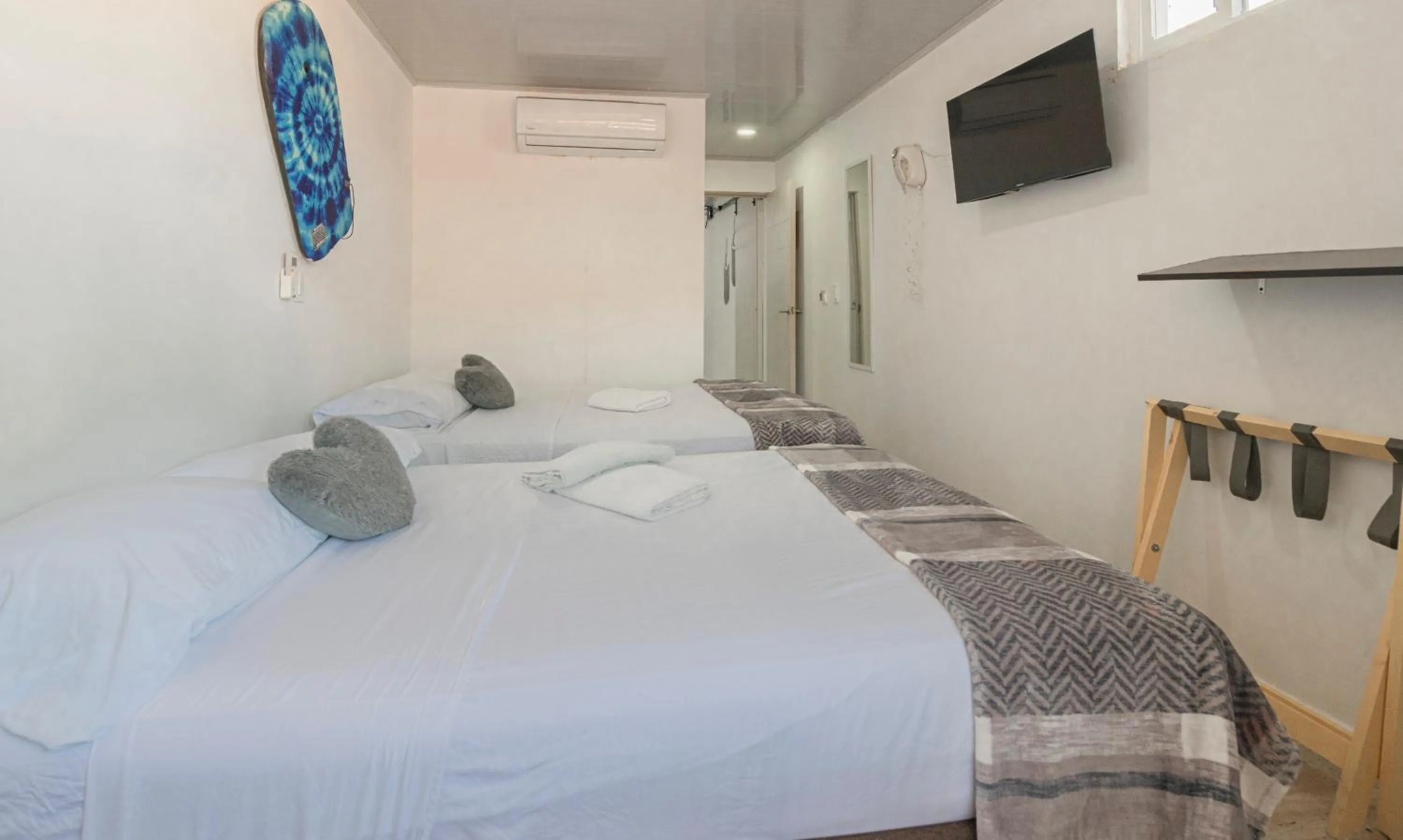 Bed in Hotel Las Lunas