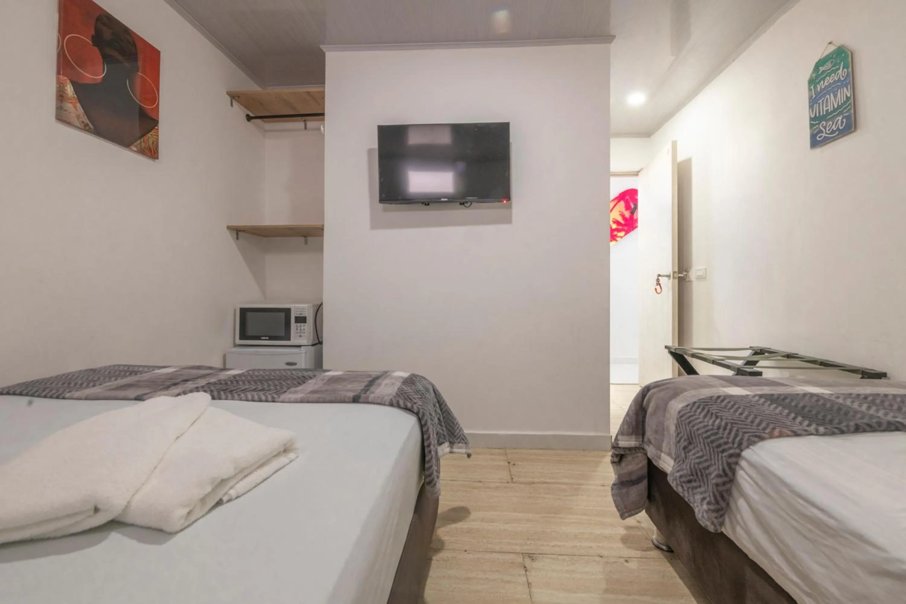 Bed in Hotel Las Lunas