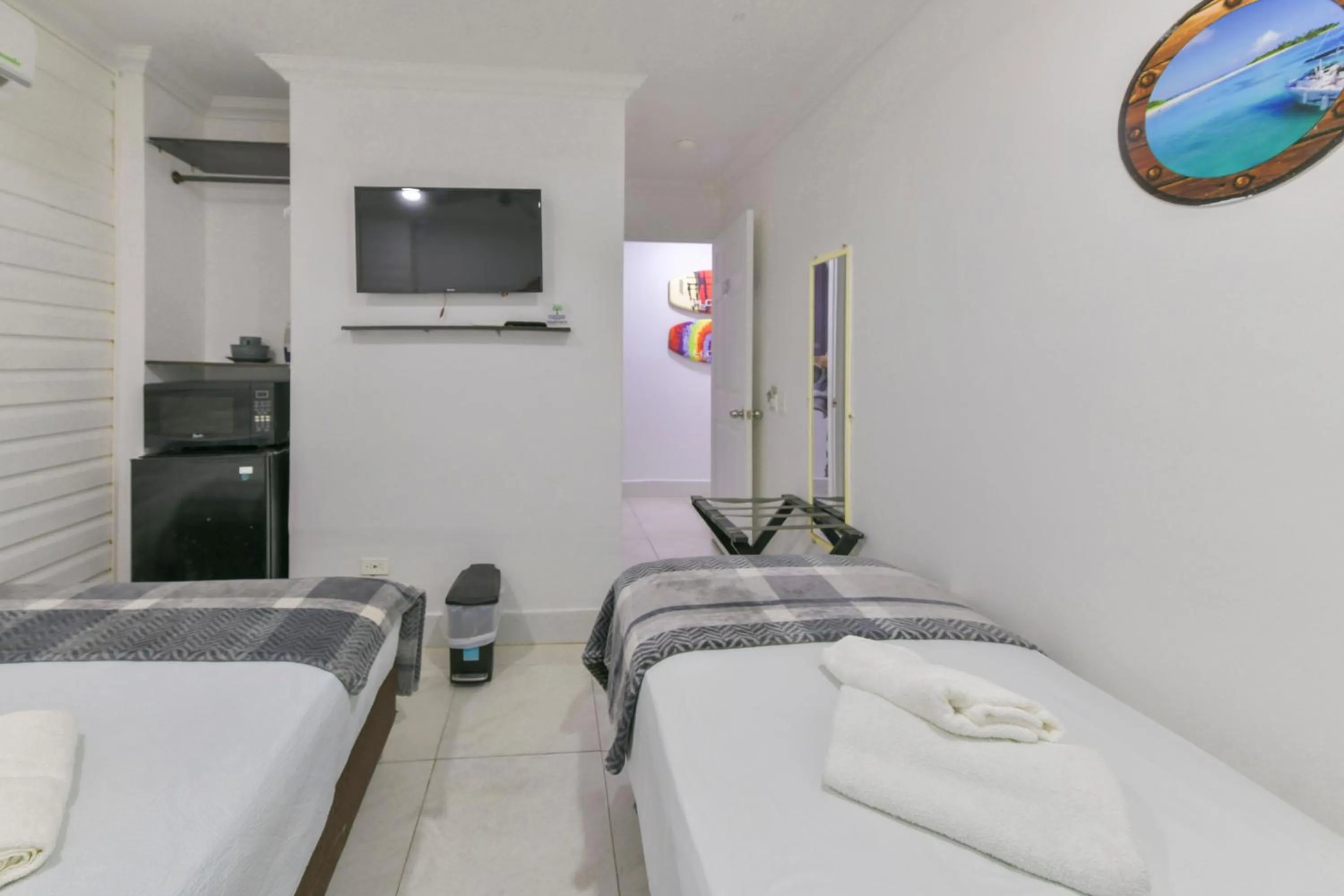 Bed in Hotel Las Lunas