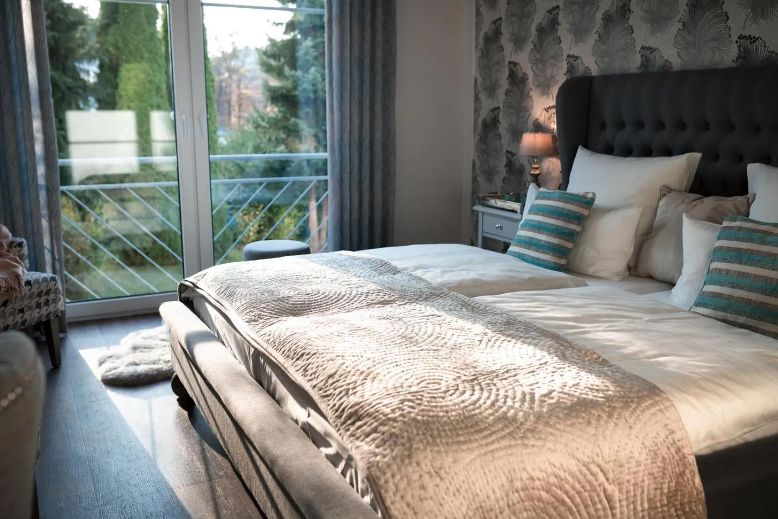 View (from property/room), Bed in Das Landhaus